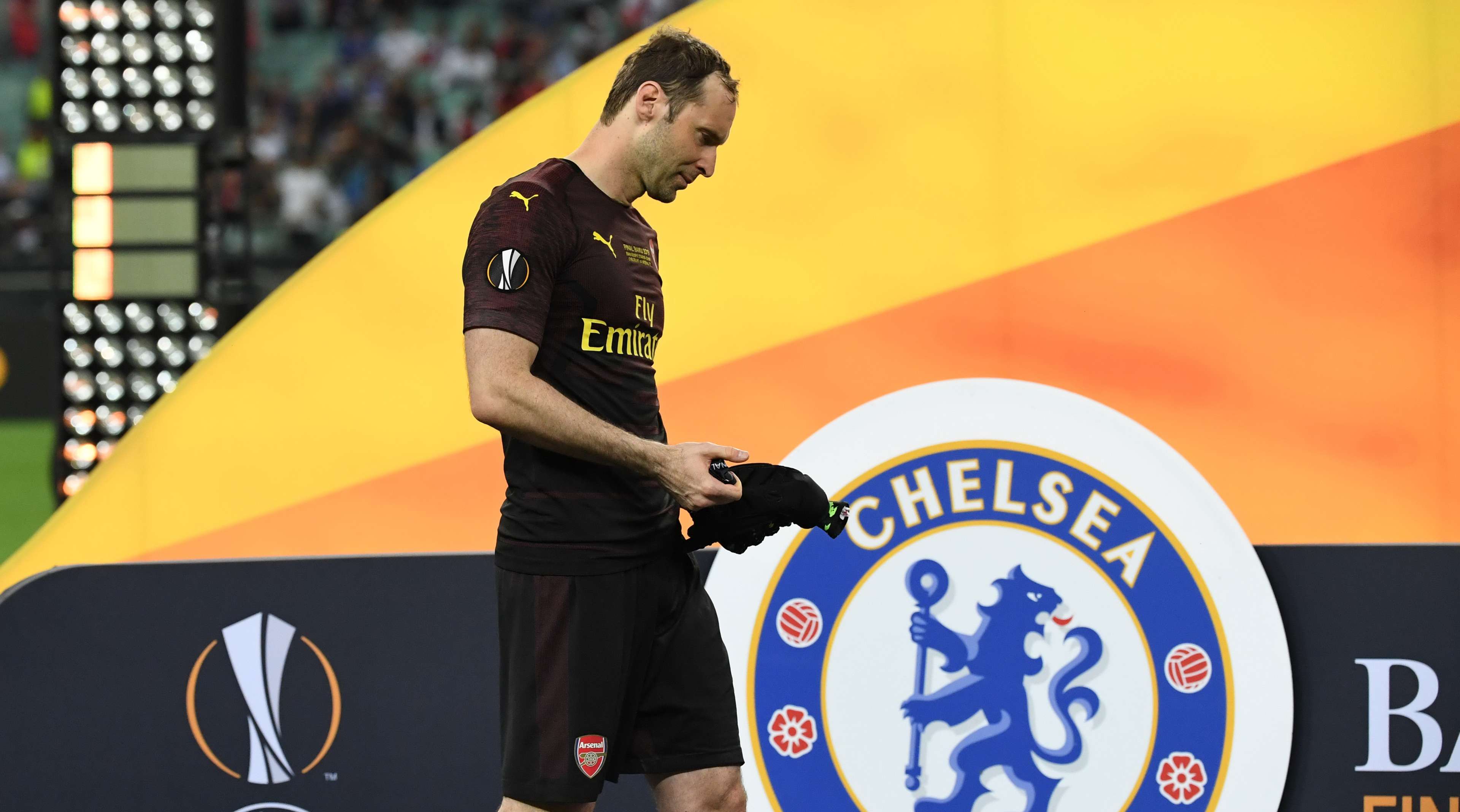 Petr Cech Chelsea vs Arsenal Europa League 2019