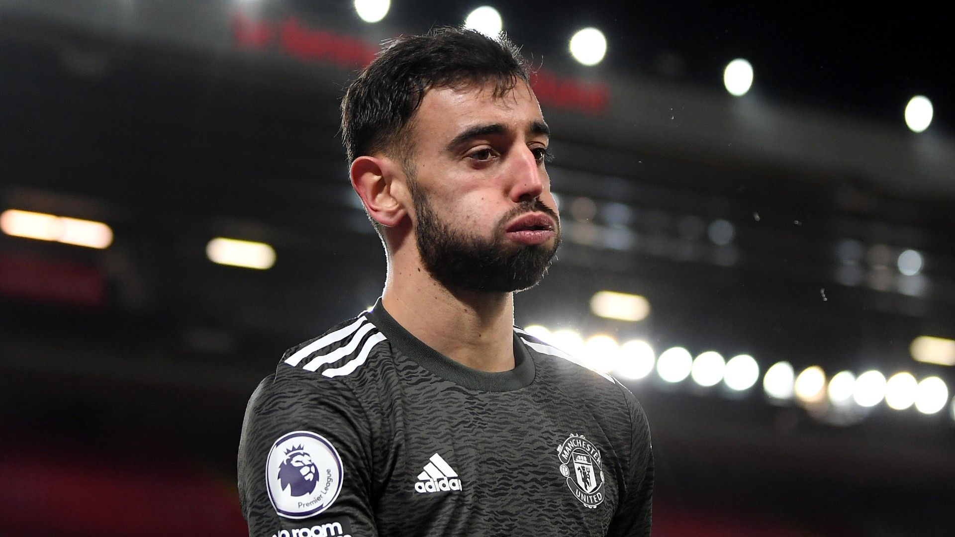 Bruno Fernandes Liverpool vs Man Utd Premier League 2020-21