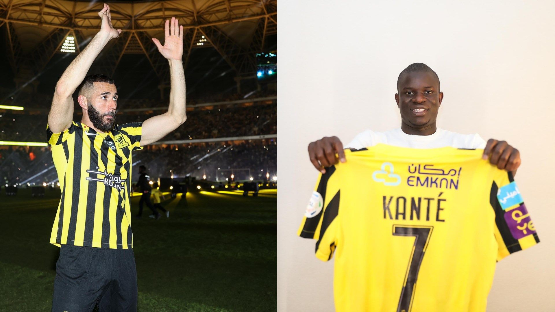 Karim Benzema N'Golo Kante Ittihad 2023