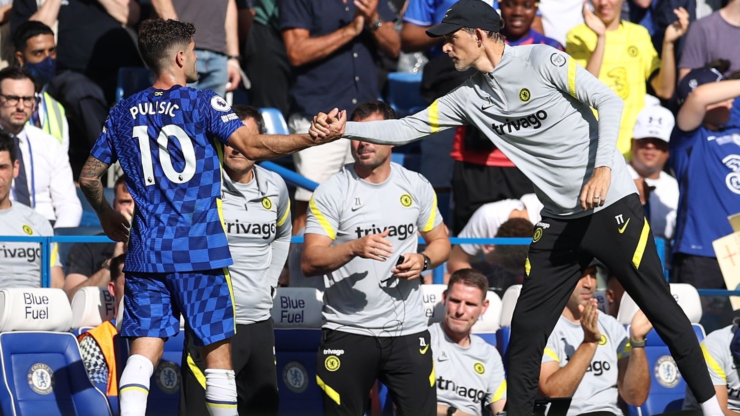 Christian Pulisic Thomas Tuchel Chelsea 2021-22