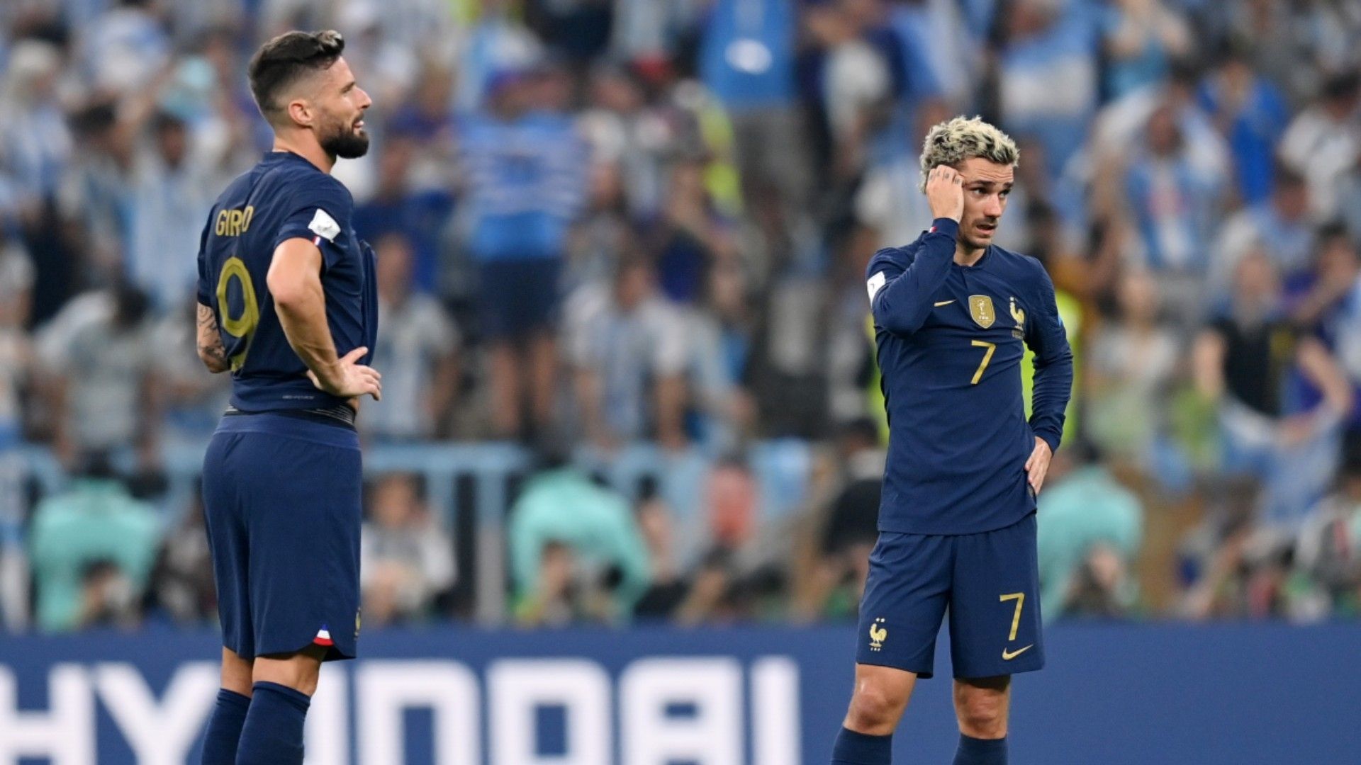 Antoine Griezmann et Olivier Giroud