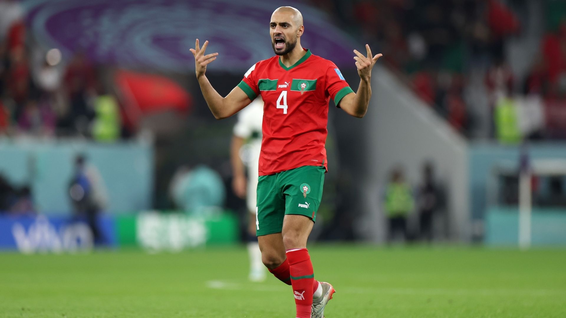 Sofyan Amrabat Morocco Portugal 