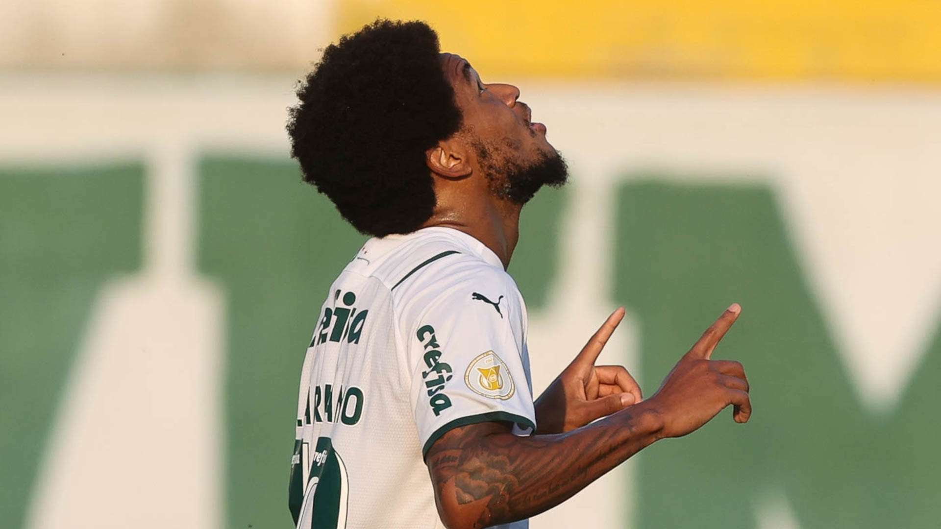 Luiz Adriano comemora, Chapecoense x Palmeiras, Brasileirão, 18092021
