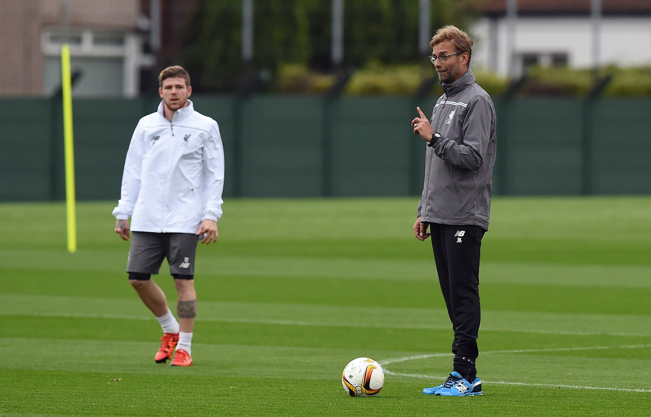 Alberto Moreno & Jurgen Klopp
