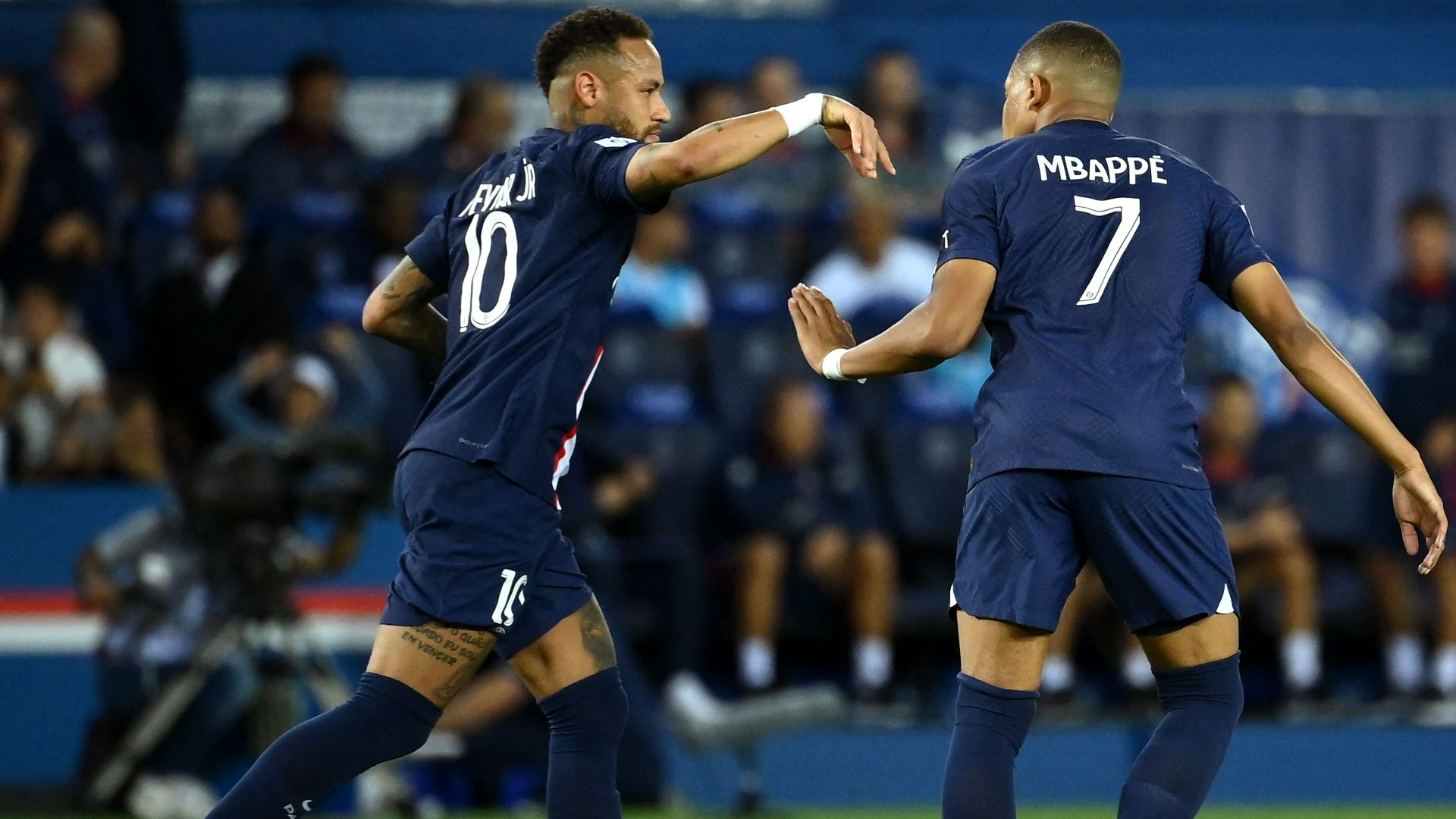 Neymar Kylian Mbappe PSG 2022-23