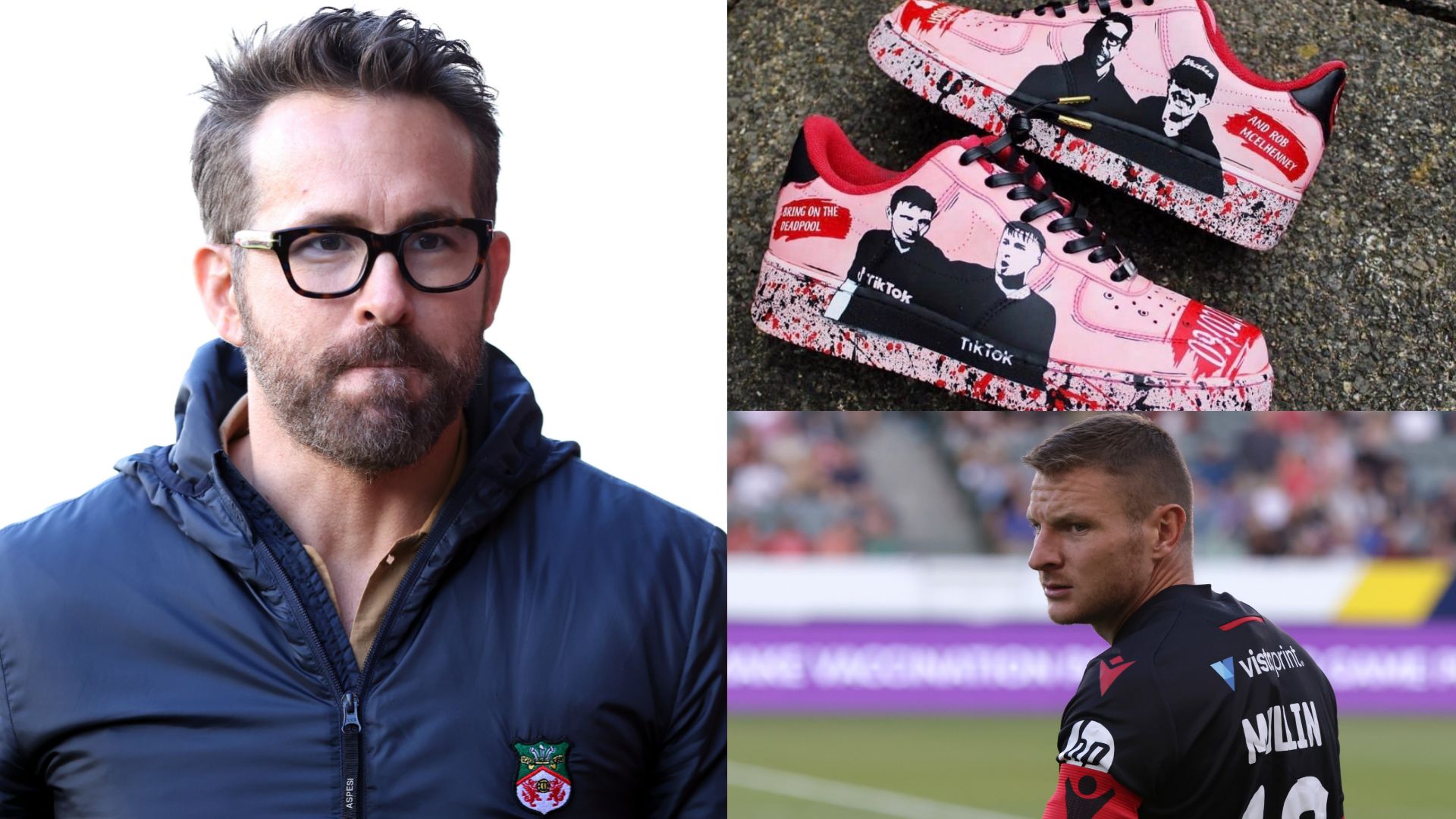 Ryan Reynolds custom trainers