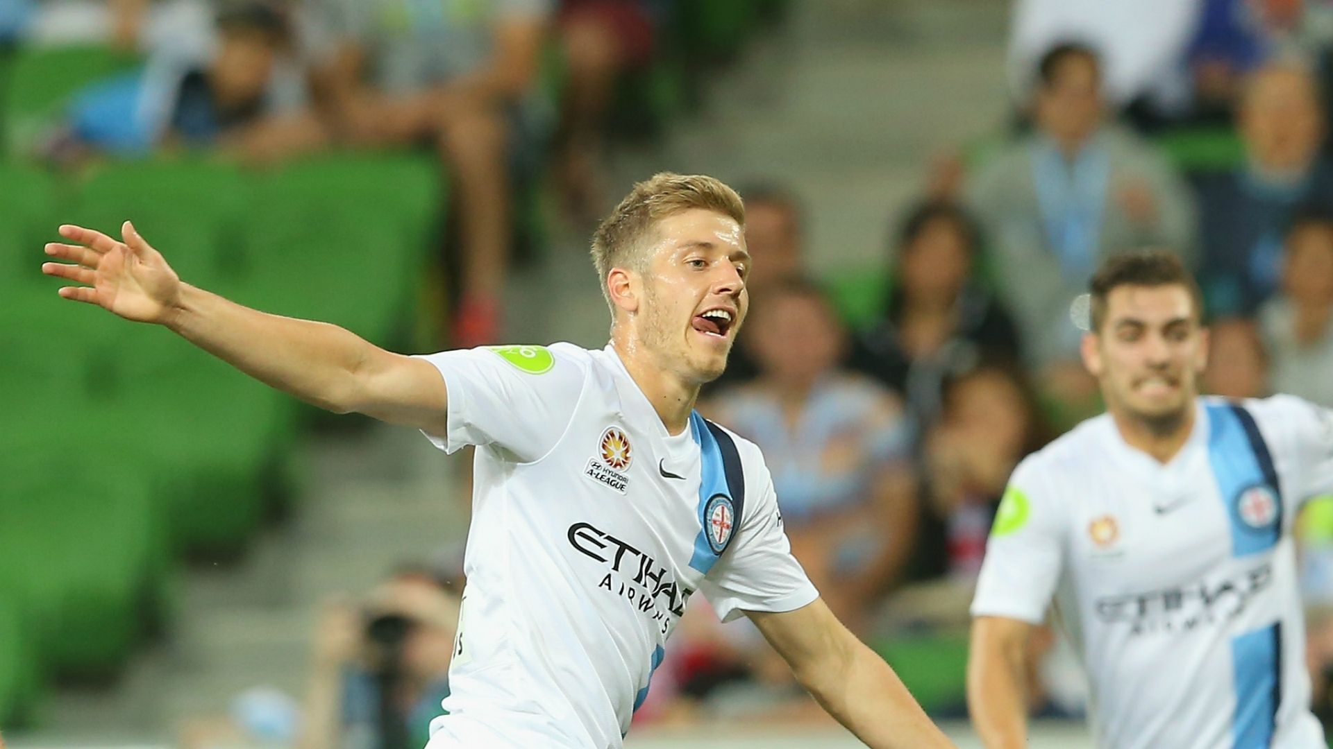 Stefan Mauk Melbourne City v Newcastle Jets A-League 30102015