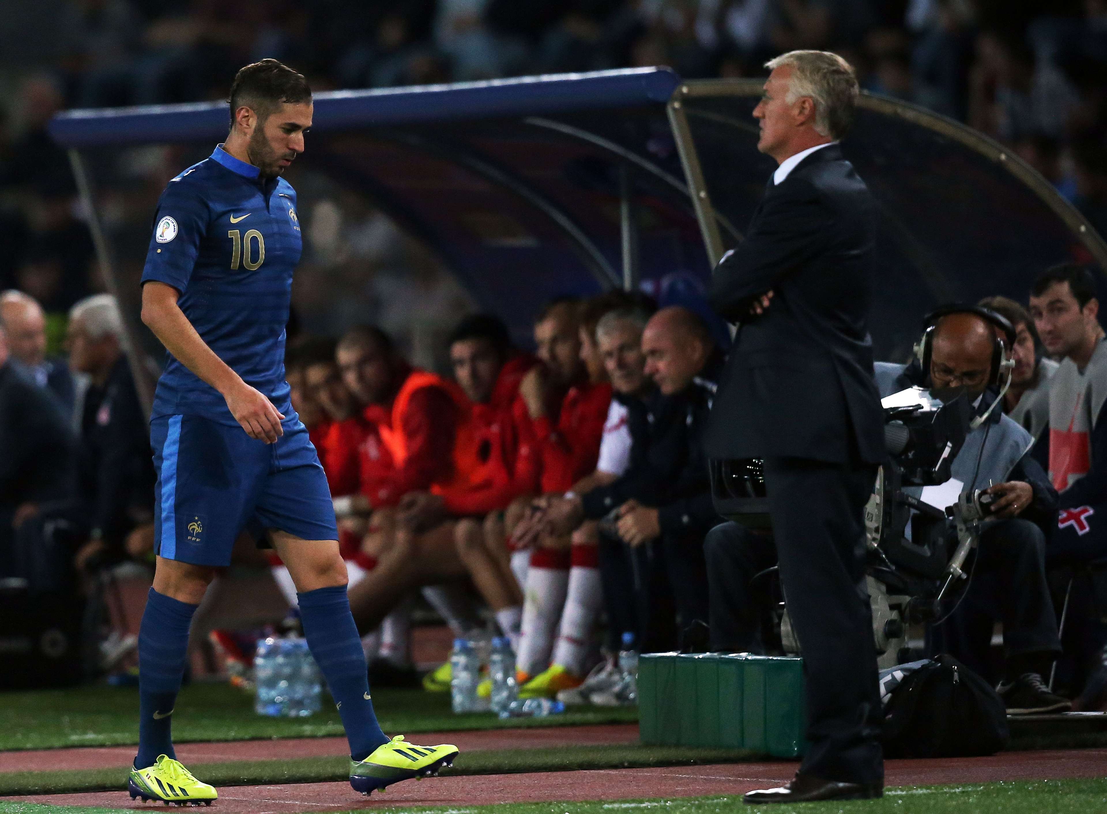 Karim Benzema et Didier Deschamps