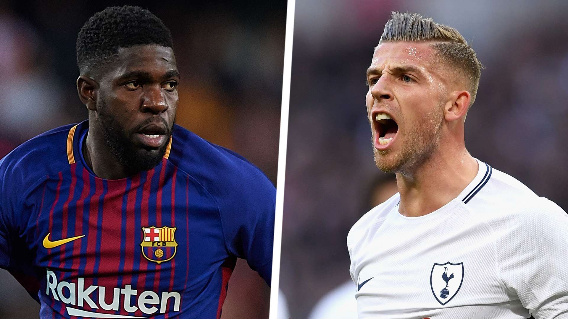 Samuel Umtiti Toby Alderweireld Split