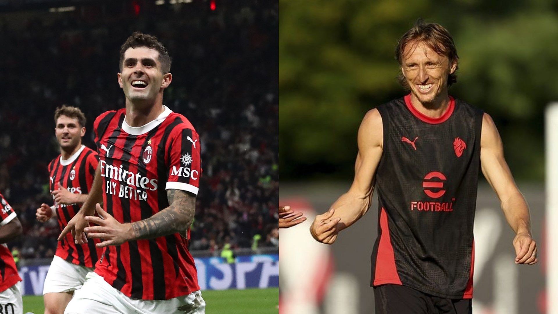 Christian Pulisic Luka Modric Milan 2025-2026