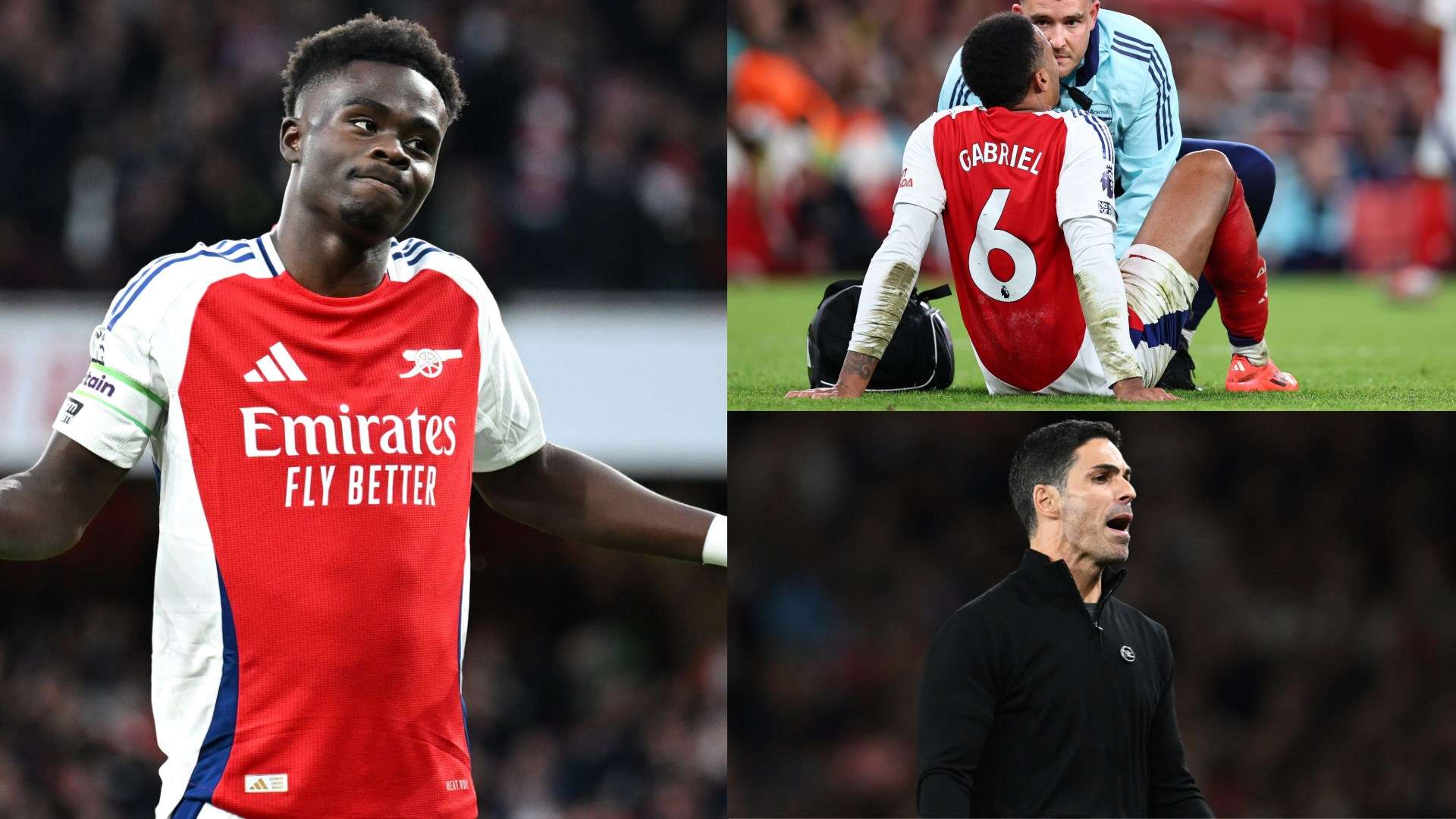 Saka Gabriel Arteta Arsenal