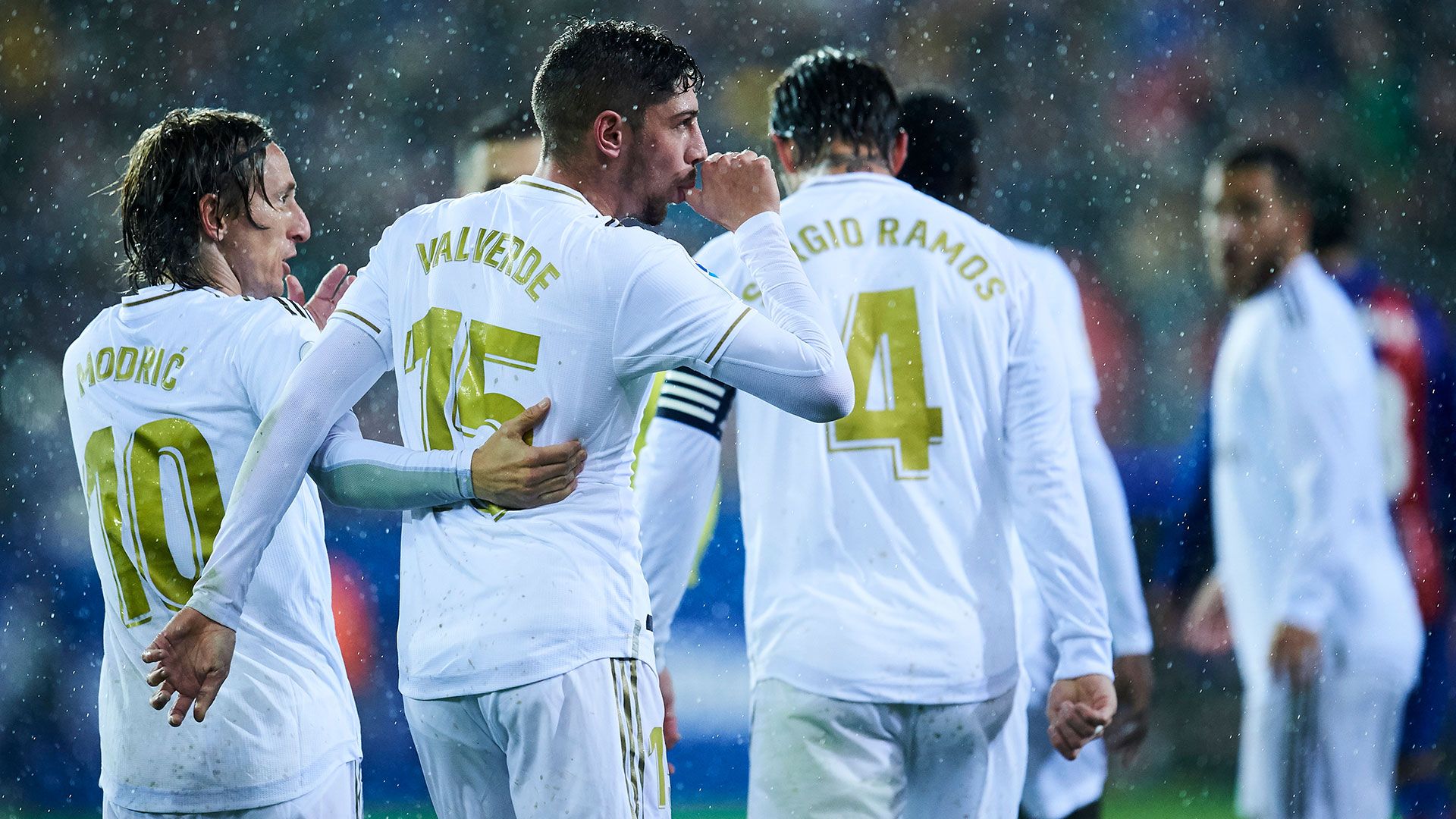 Valverde Real Madrid Eibar Goal Celebration 11092019