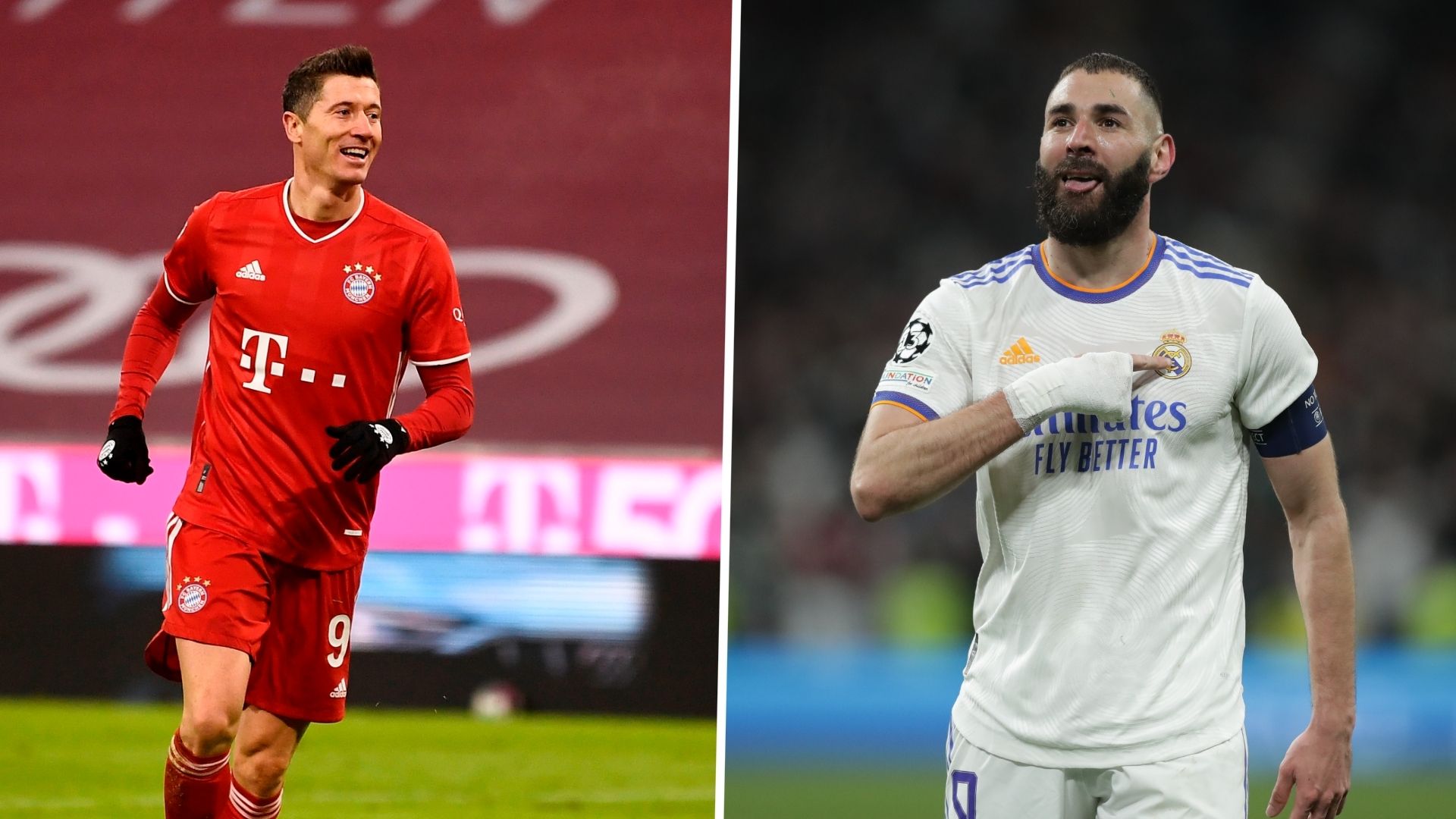 Robert Lewandowski, Karim Benzema