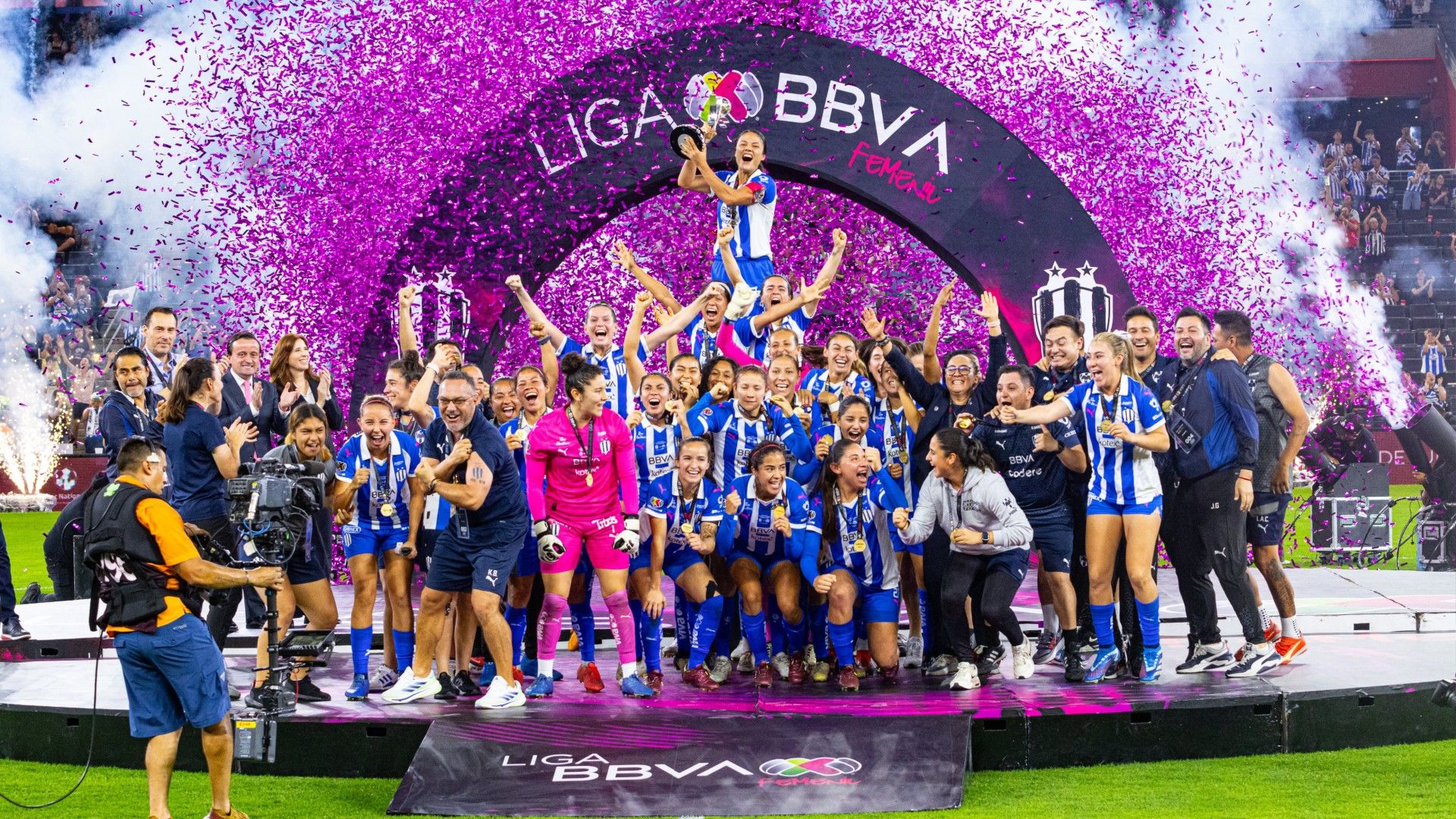 Rayadas de Monterrey campeonas Clausura 2024 Liga MX Femenil