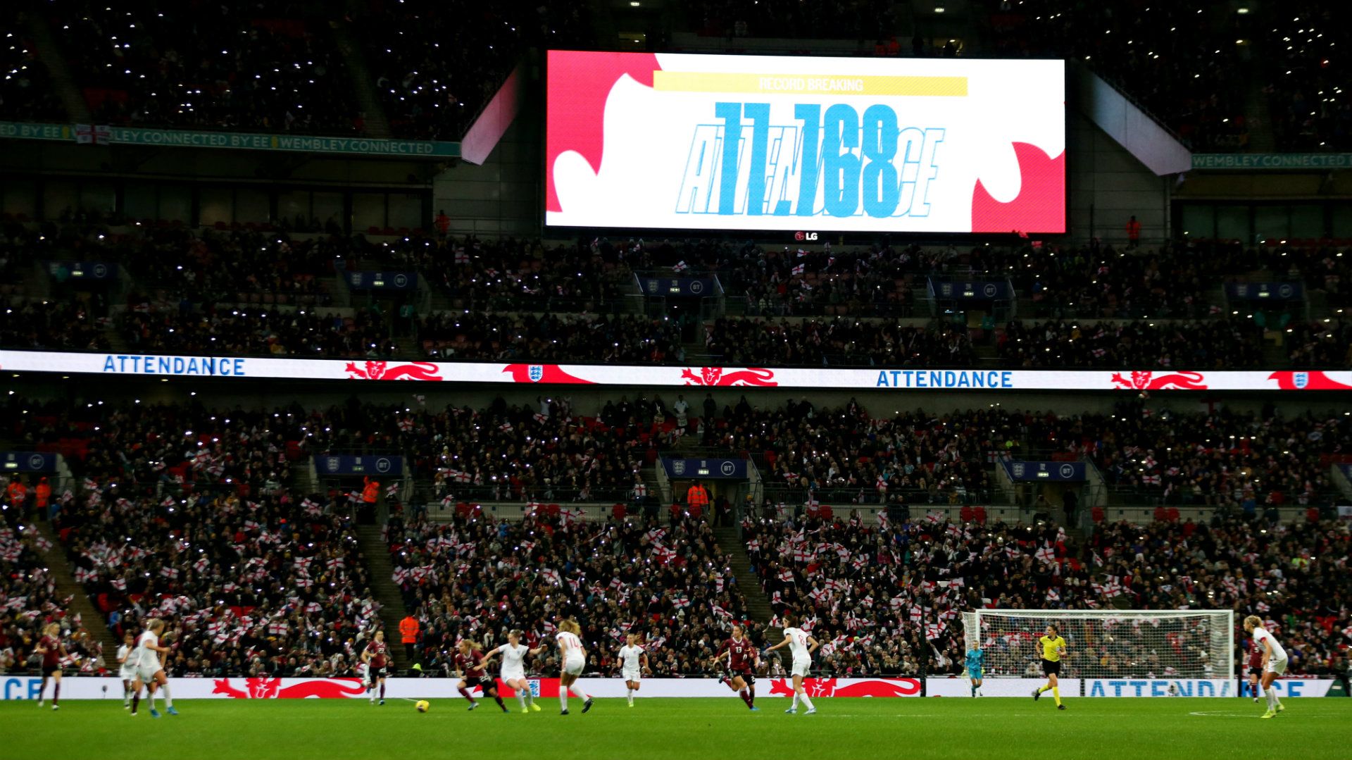 England vs Germany Wembley attendance 2019