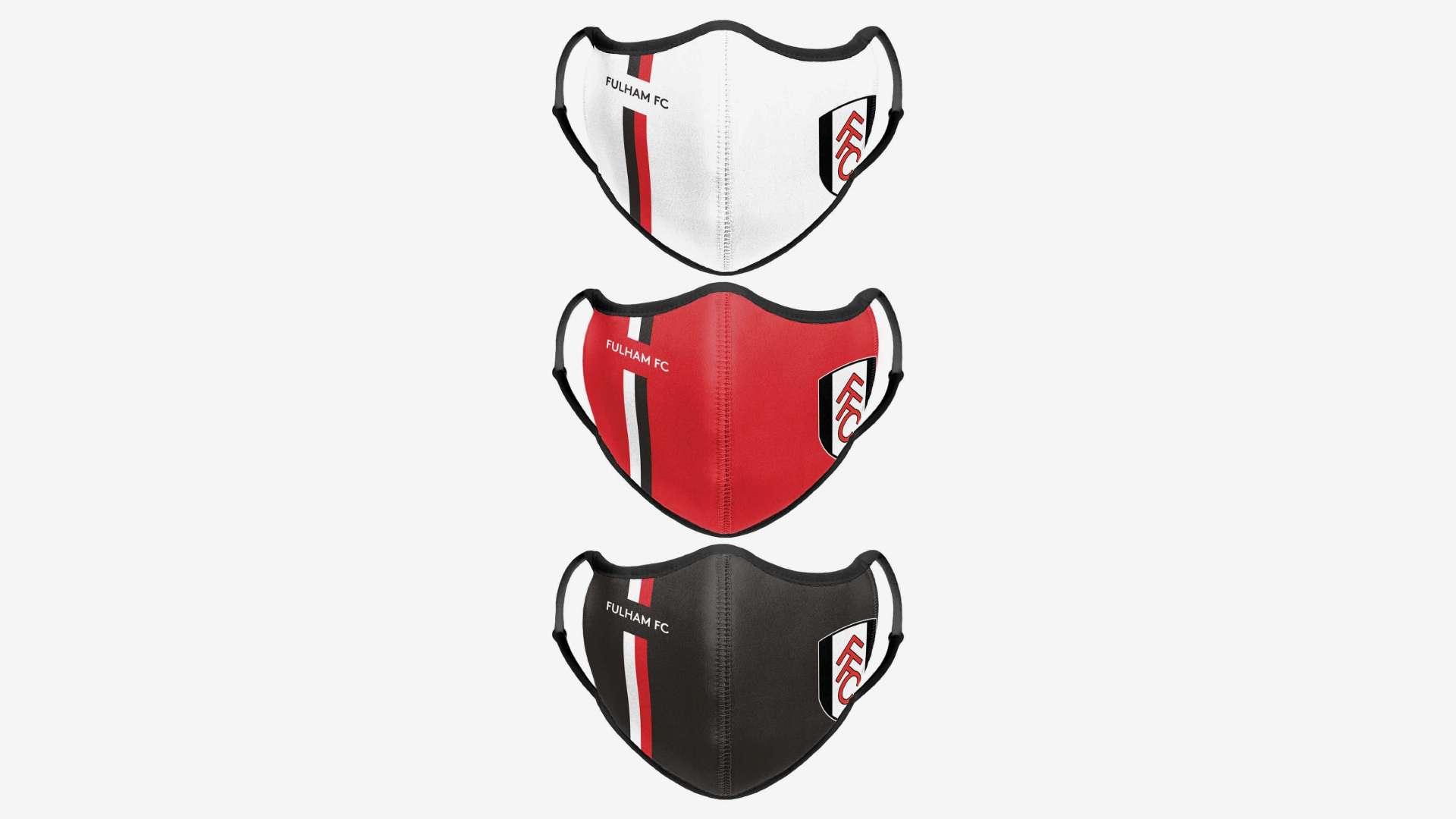 Fulham FC face coverings (3 pack)