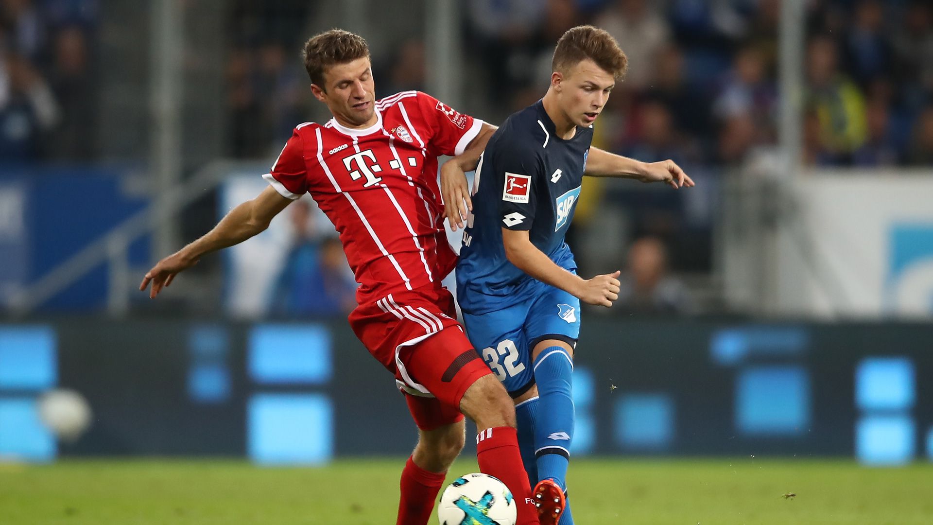 Thomas Müller Dennis Geiger Bayern München 1899 Hoffenheim 08092017