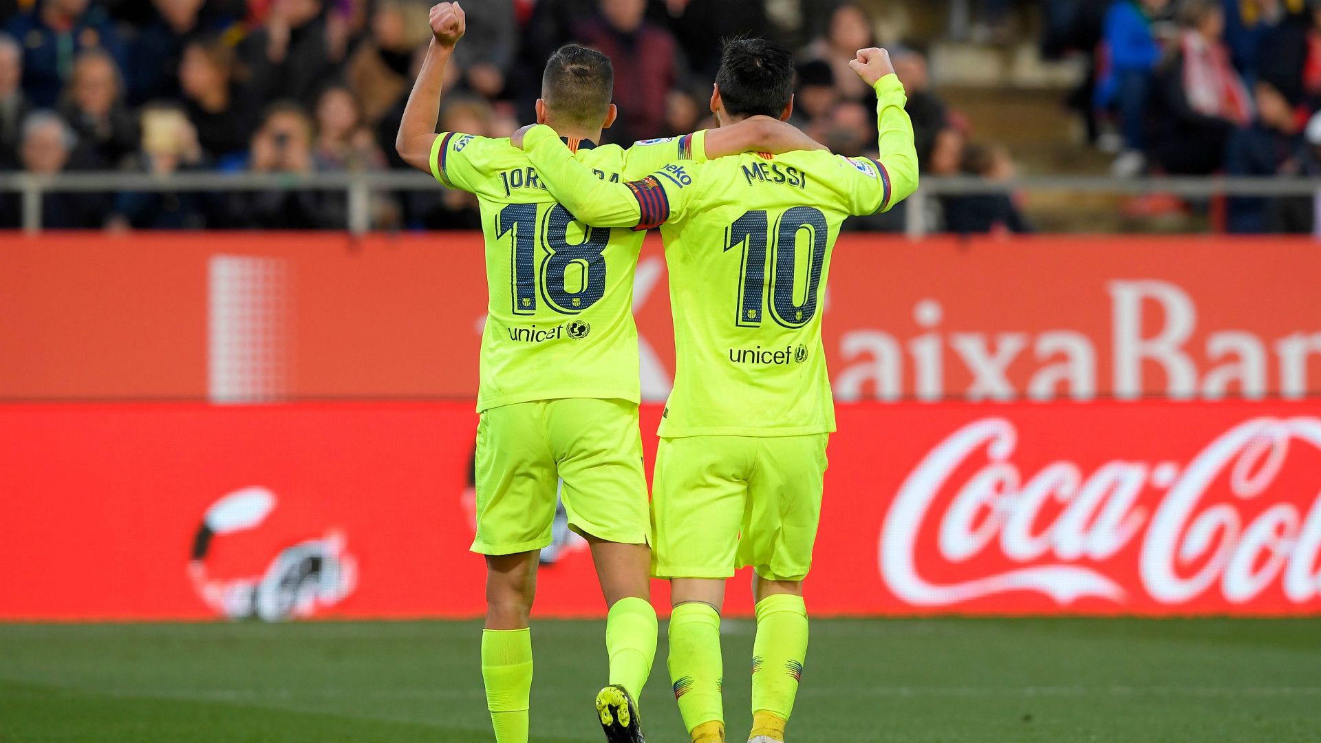 Jordi Alba Messi Girona Barcelona LaLiga