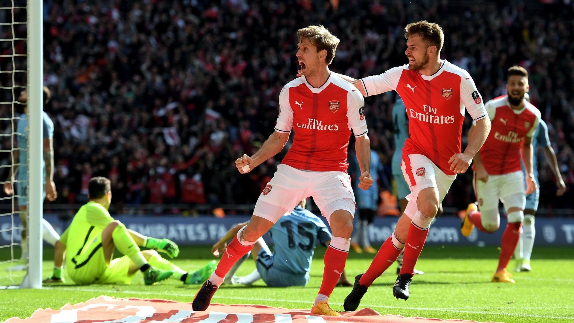 Nacho Monreal Arsenal Manchester City FA Cup