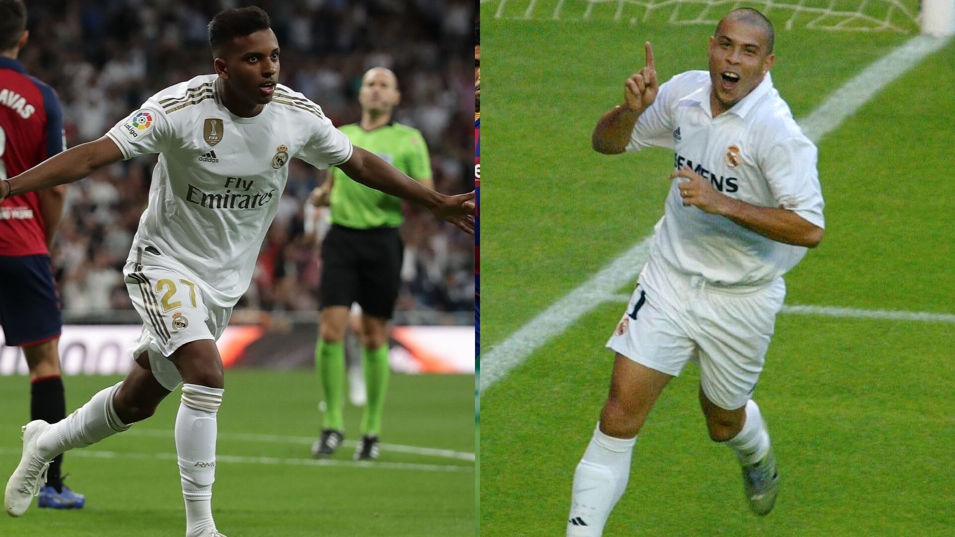 Rodrygo y Ronaldo Nazario, Real Madrid