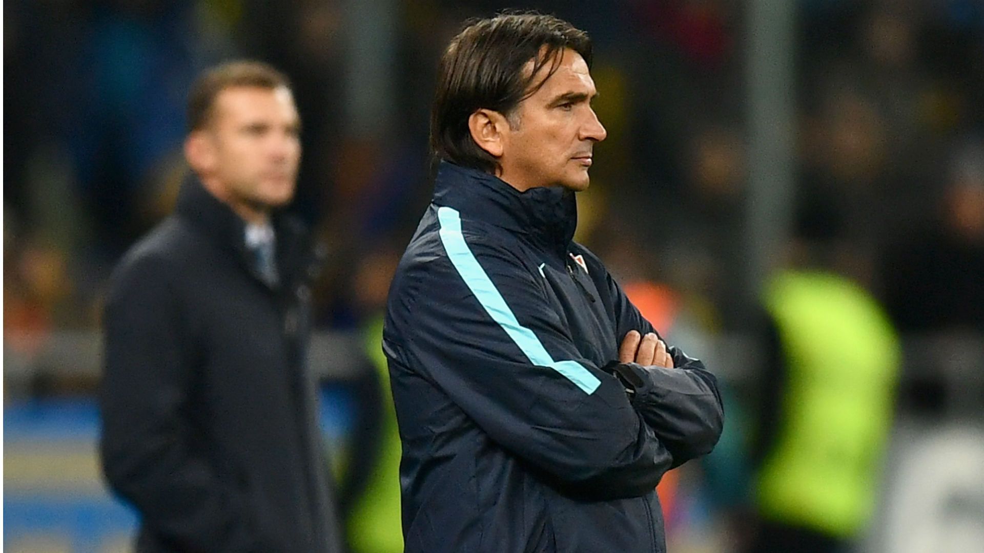 Andrij Sevcenko Zlatko Dalic Ukraine Croatia 09102017