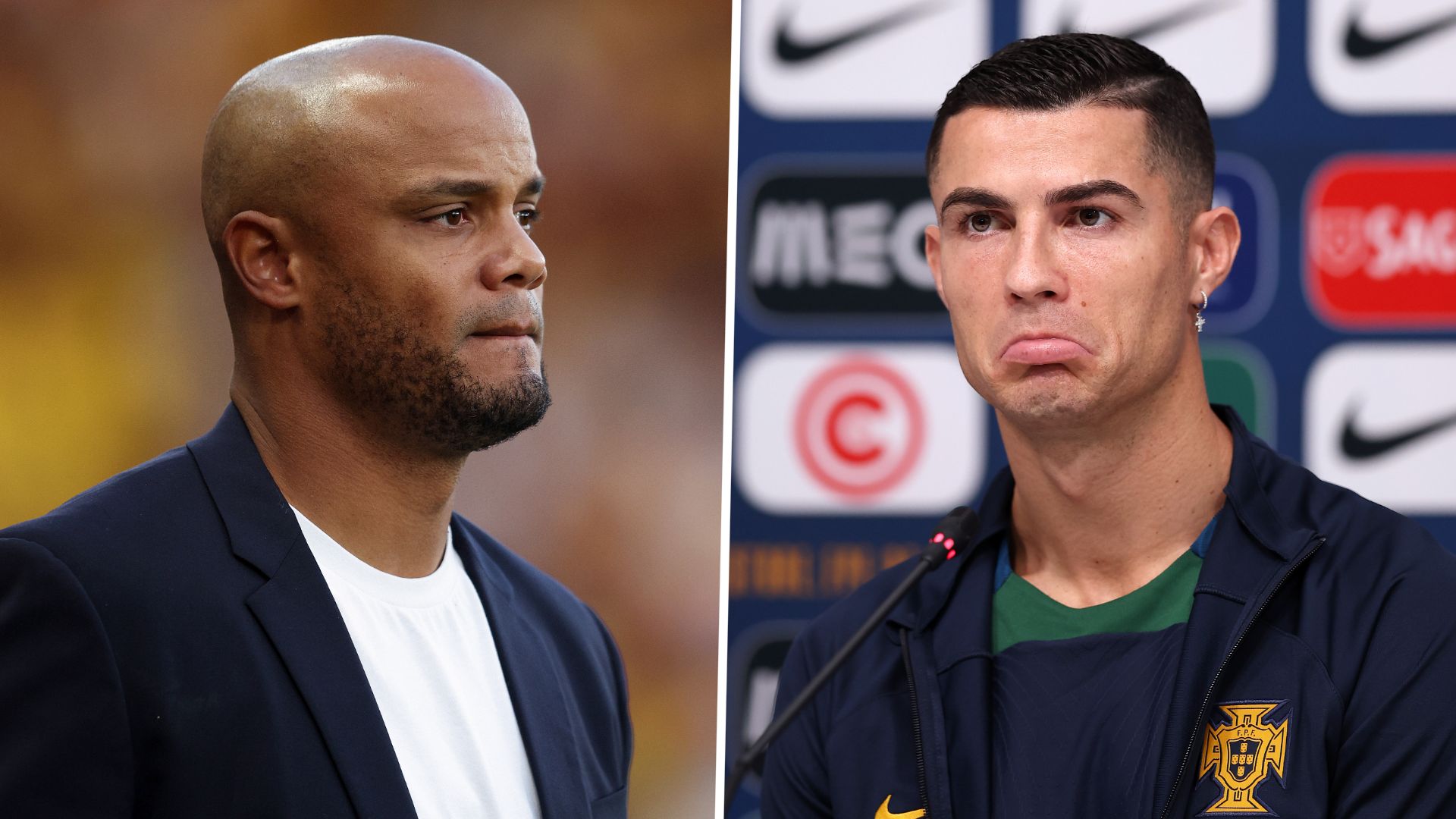 Vincent Kompany Ronaldo split 