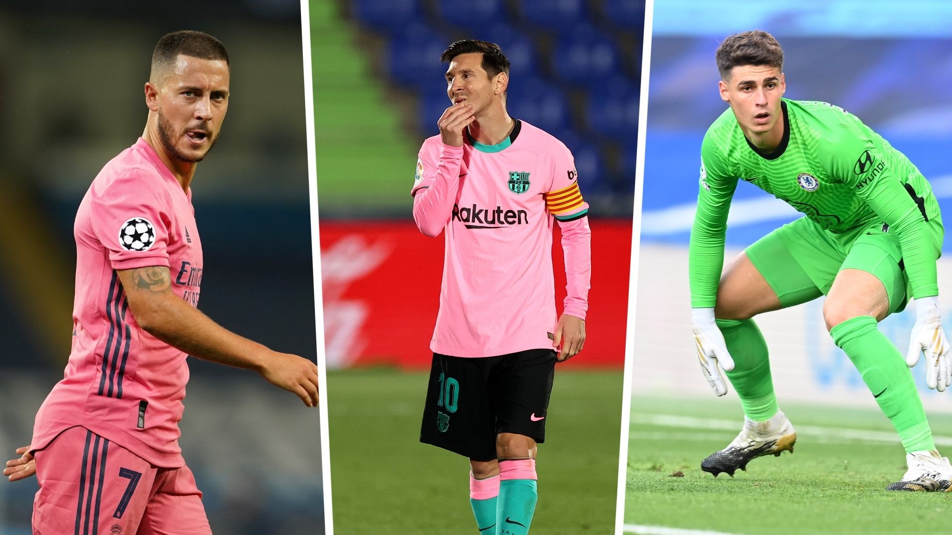 Messi, Hazard, Kepa