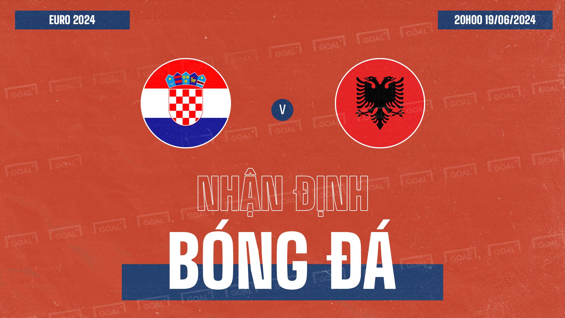 Croatia vs Albania Euro 2024 GFX