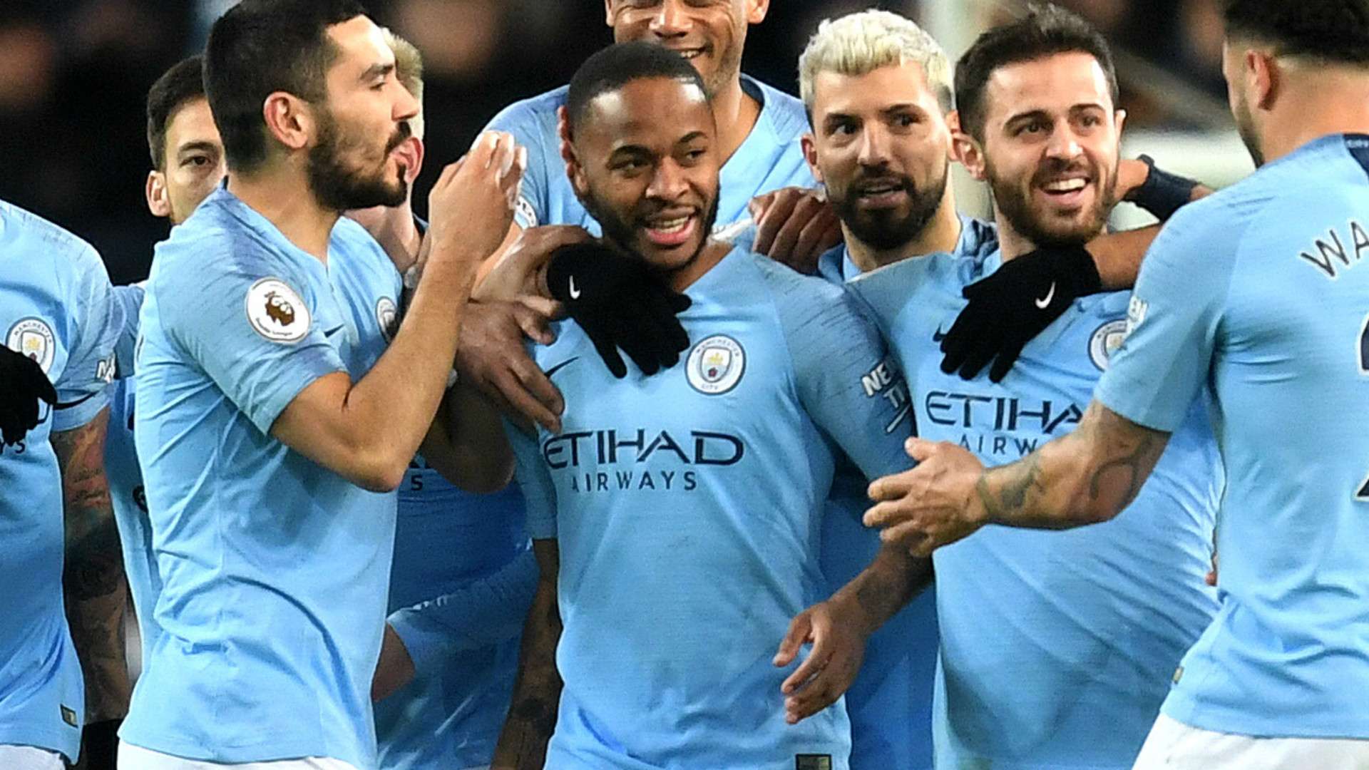 Manchester City celebrate 2018-19