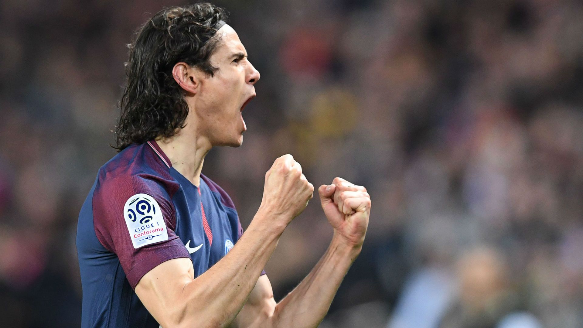 Edinson Cavani PSG Monaco Ligue 1 15042018