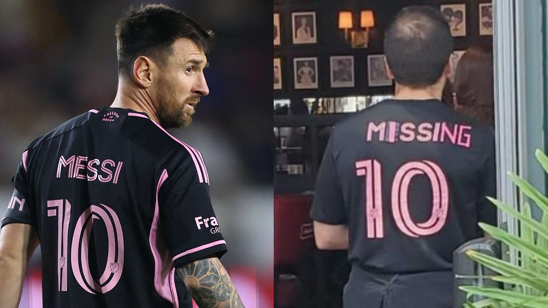 Lionel Messi missing fans shirts