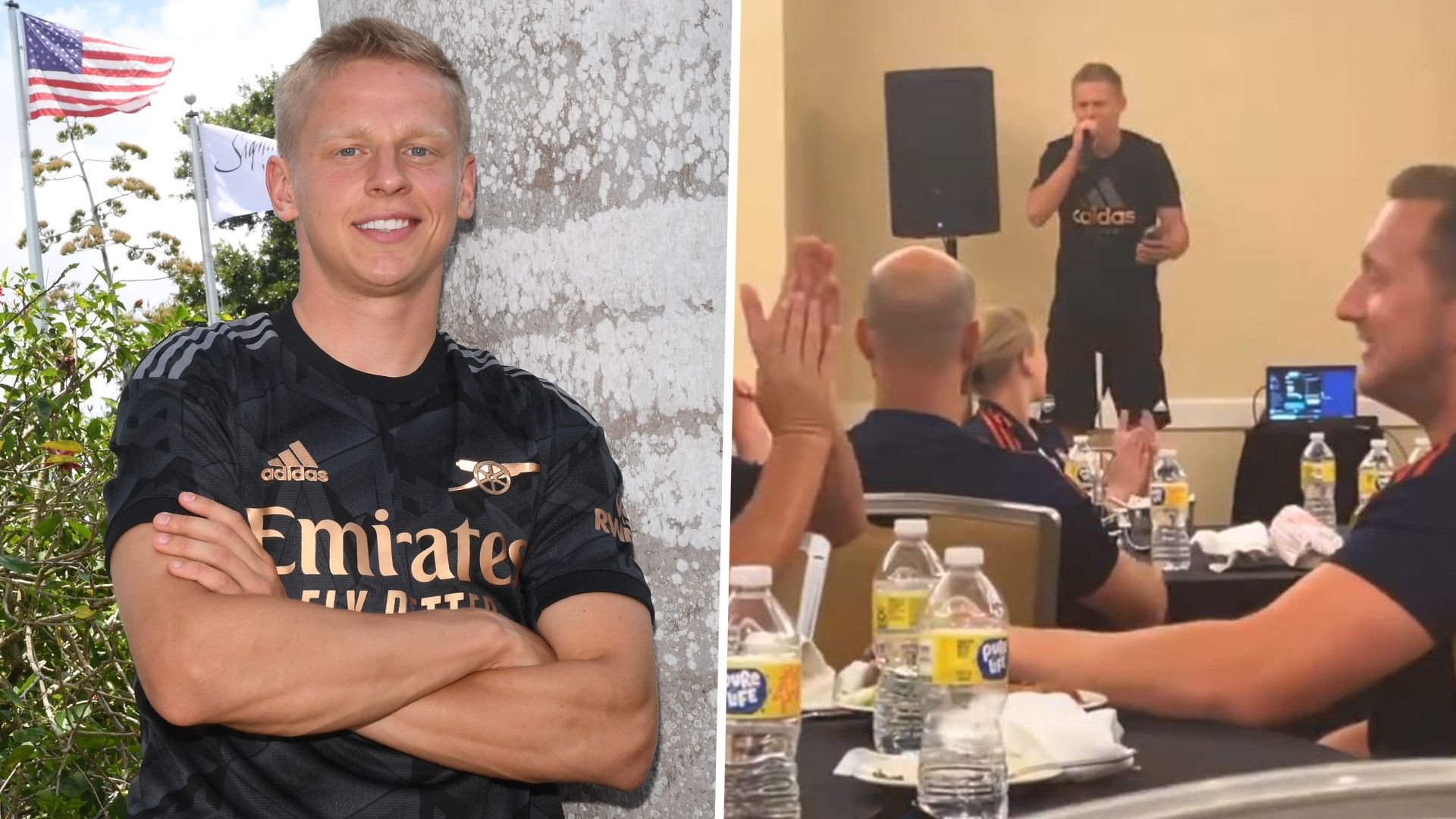 Oleksandr Zinchenko Arsenal initiation song