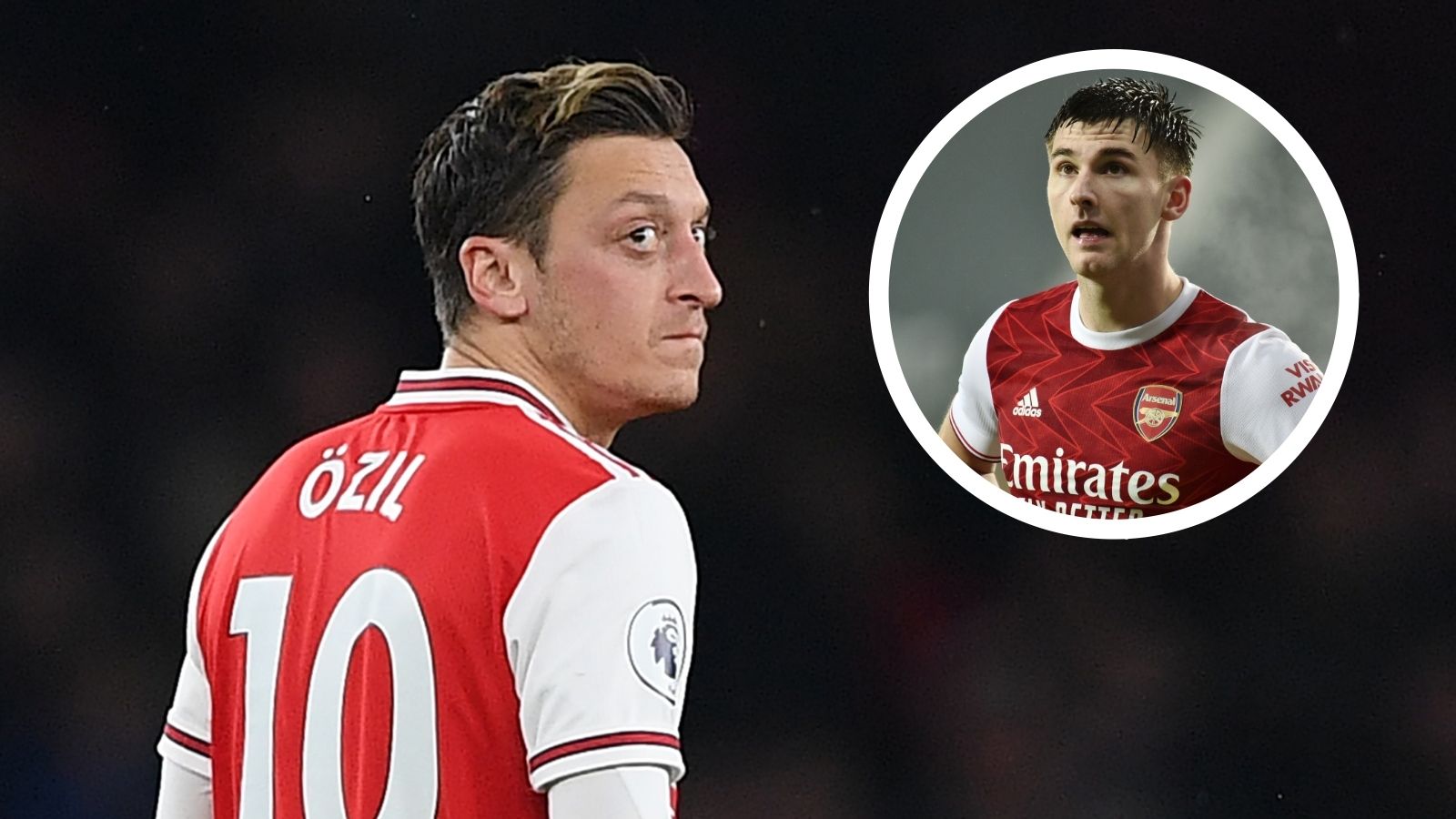 Mesut Ozil Kieran Tierney