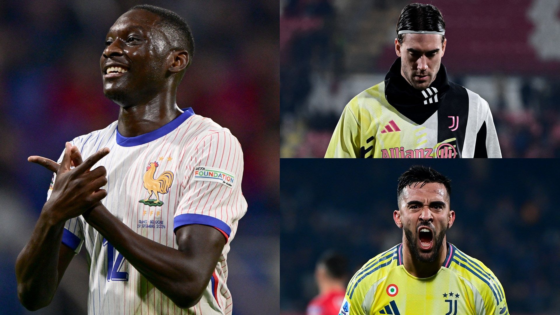 Kolo Muani Vlahovic Nico Gonzalez Juventus