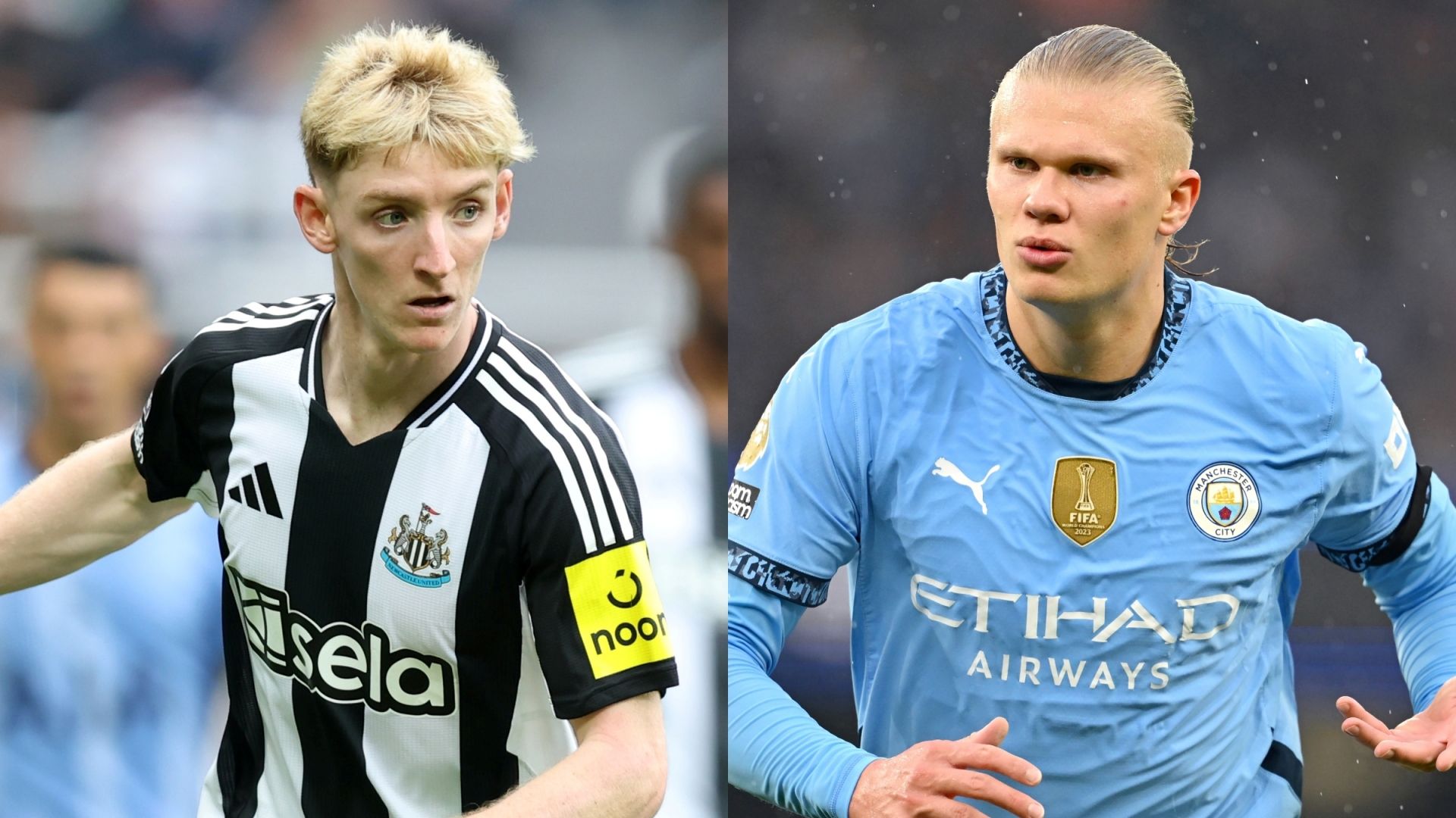 Anthony Gordon Newcastle Erling Haaland Man City