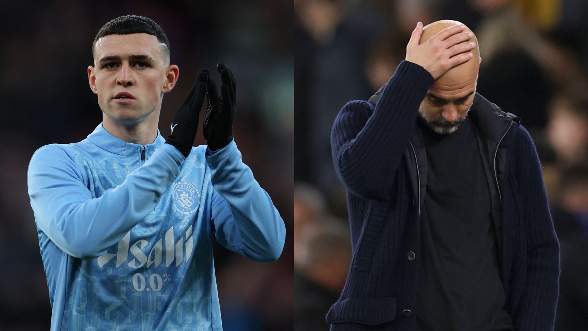 Phil Foden Pep Guardiola