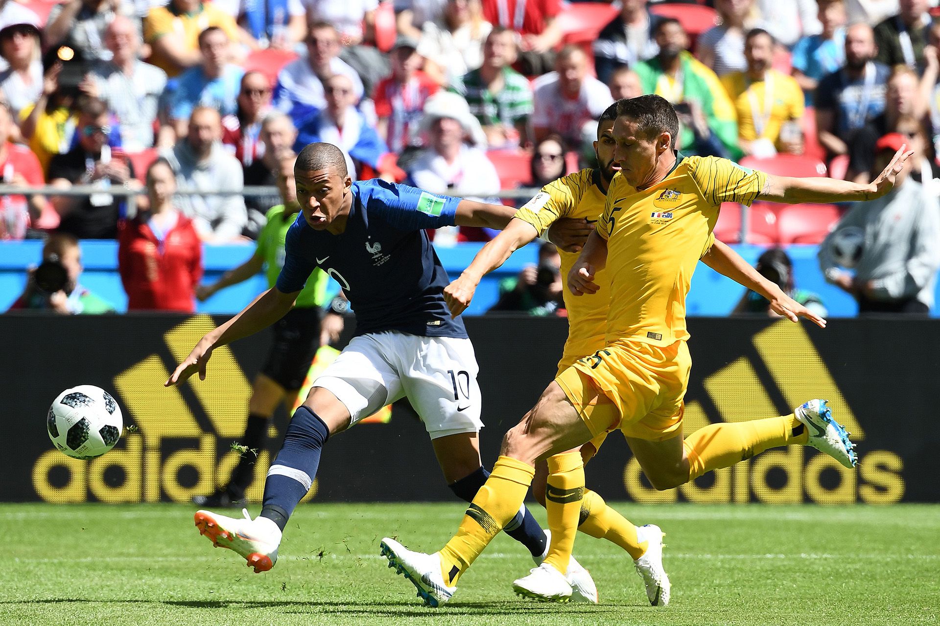 Kylian Mbappe France Australia World Cup 2018 160618