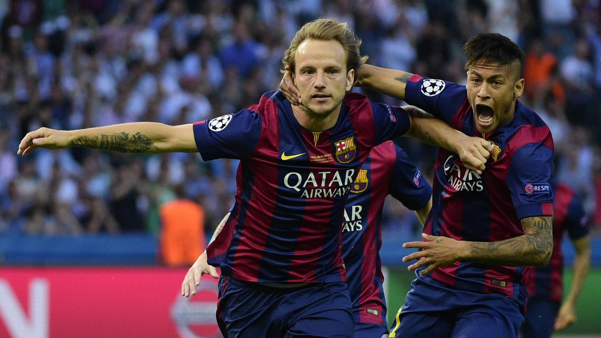 Ivan Rakitic Neymar Barcelona Champions League