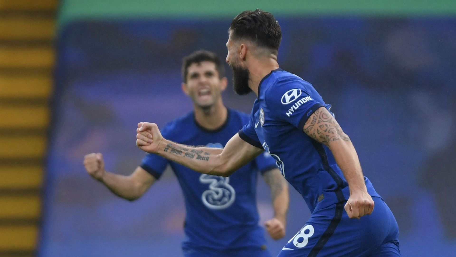 Olivier Giroud Christian Pulisic Chelsea