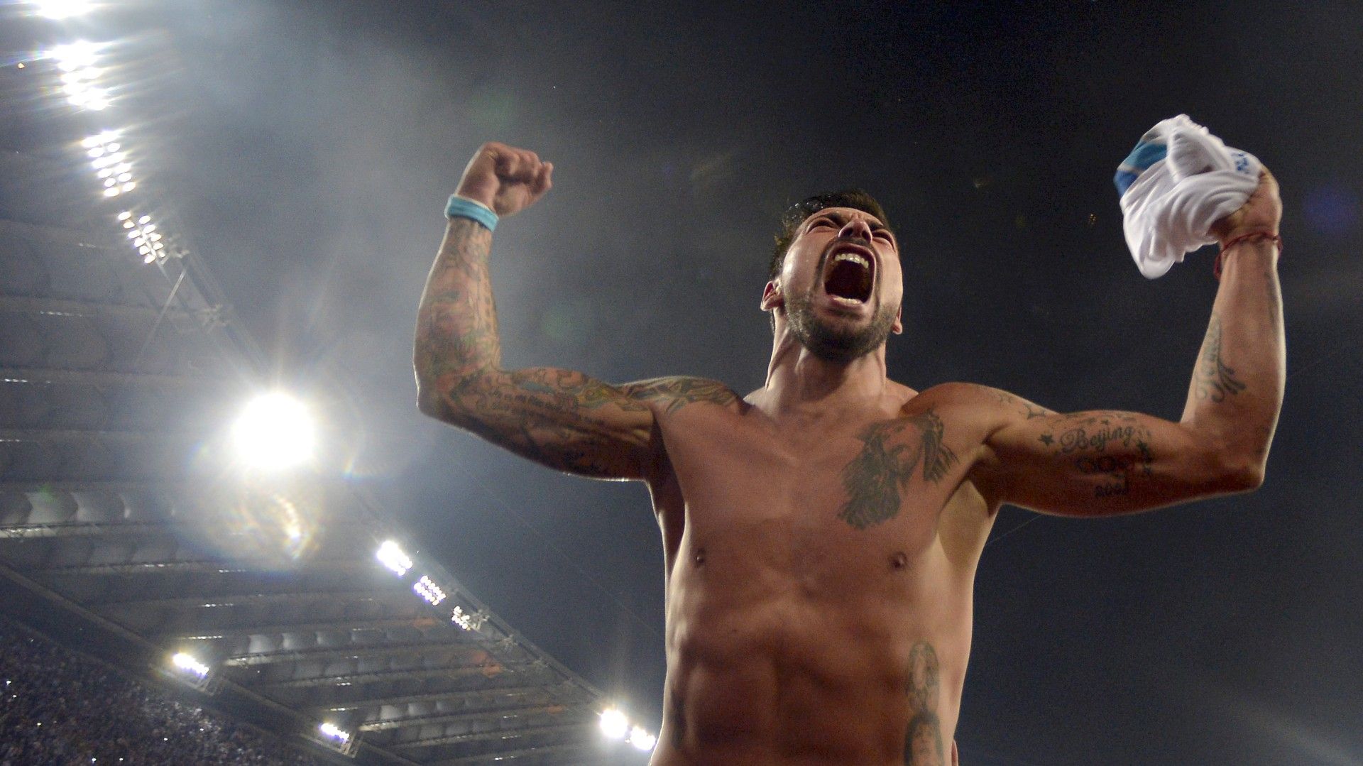 Ezequiel Lavezzi Napoli Juventus 2012 Coppa Italia