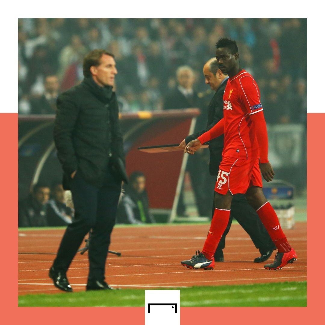 Mario Balotelli Brendan Rodgers Liverpool 2014-15 GFX
