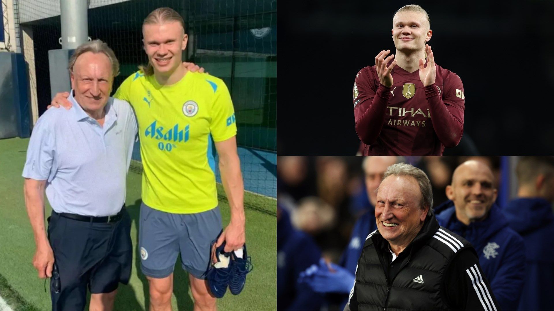 Erling Haaland Neil Warnock Man City