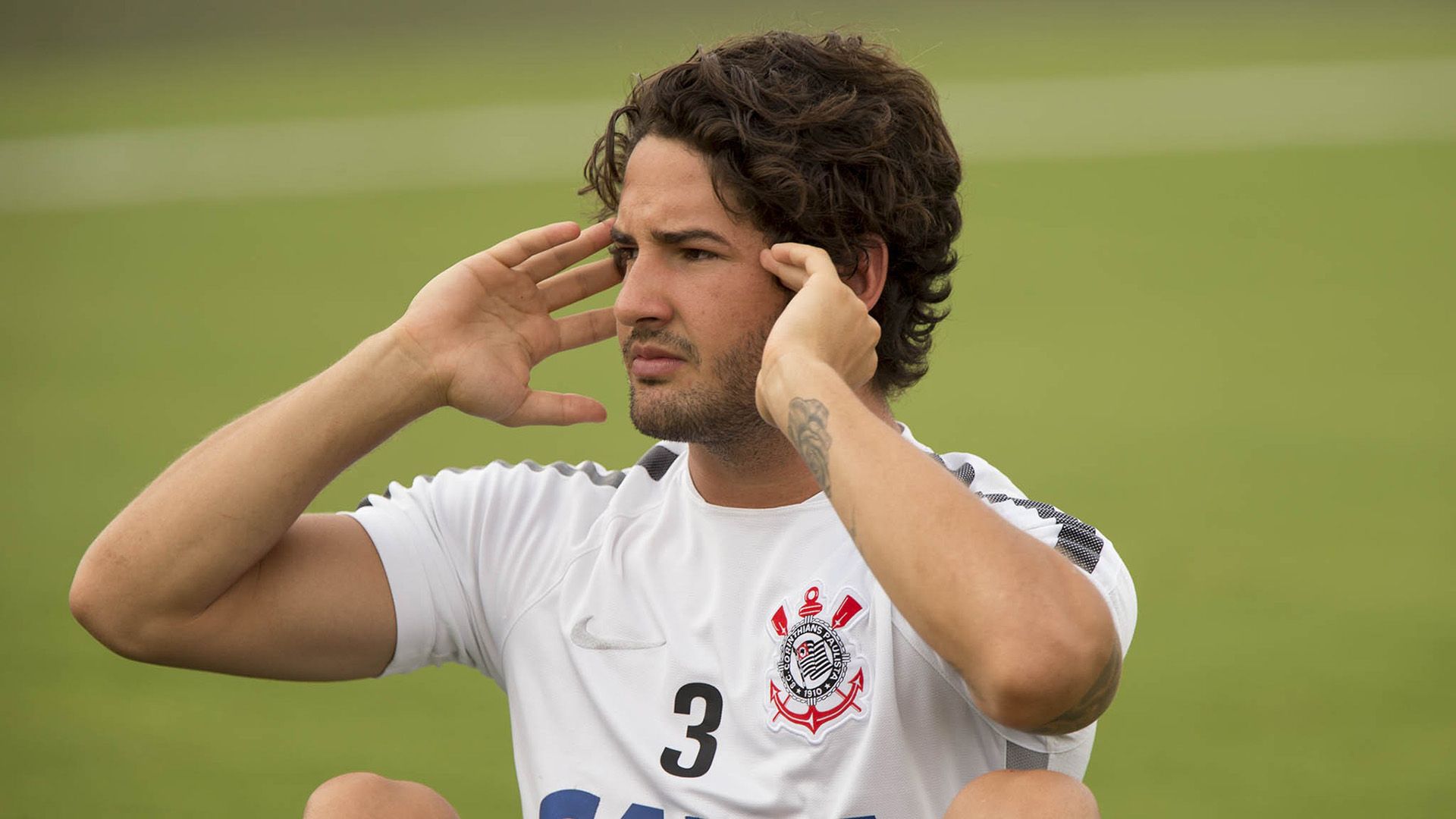 Alexandre Pato Corinthians treino 06012016