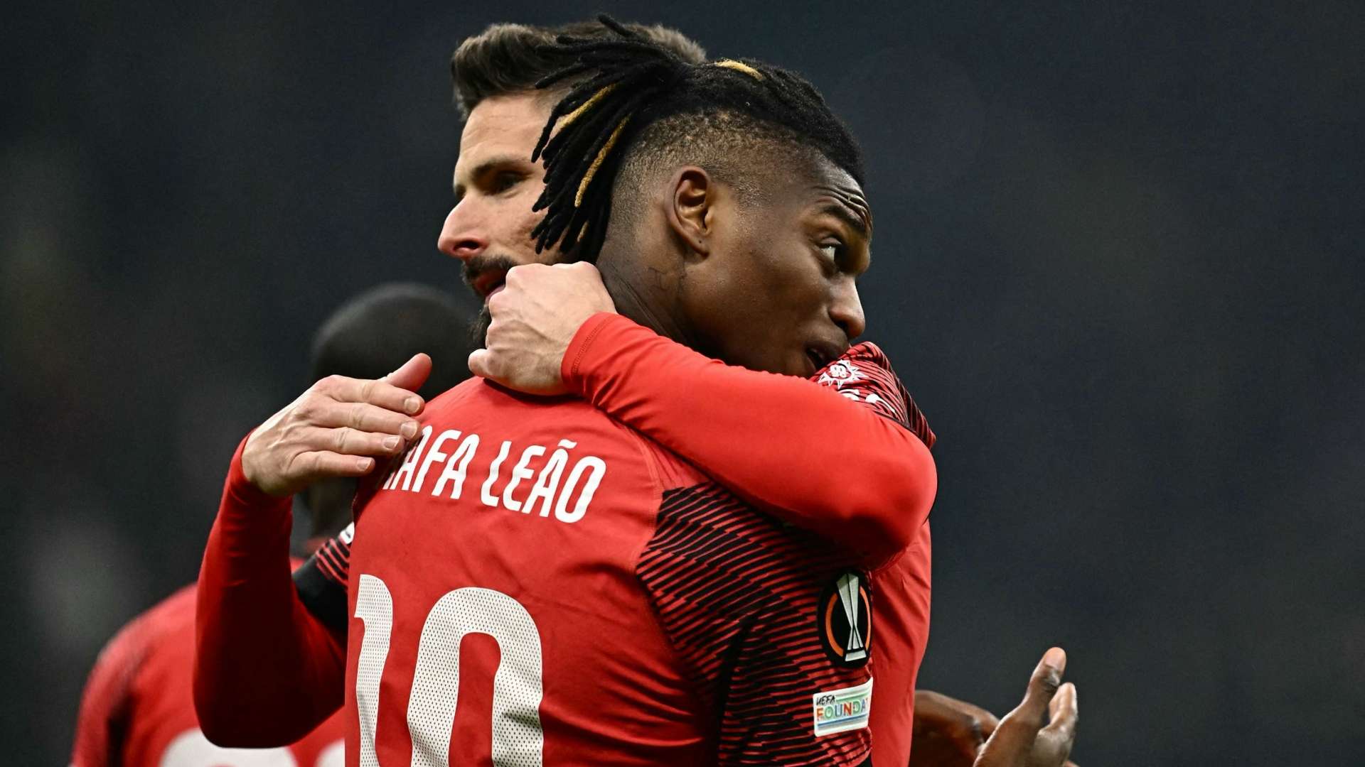 Olivier Giroud Rafael Leao Milan 2023-2024