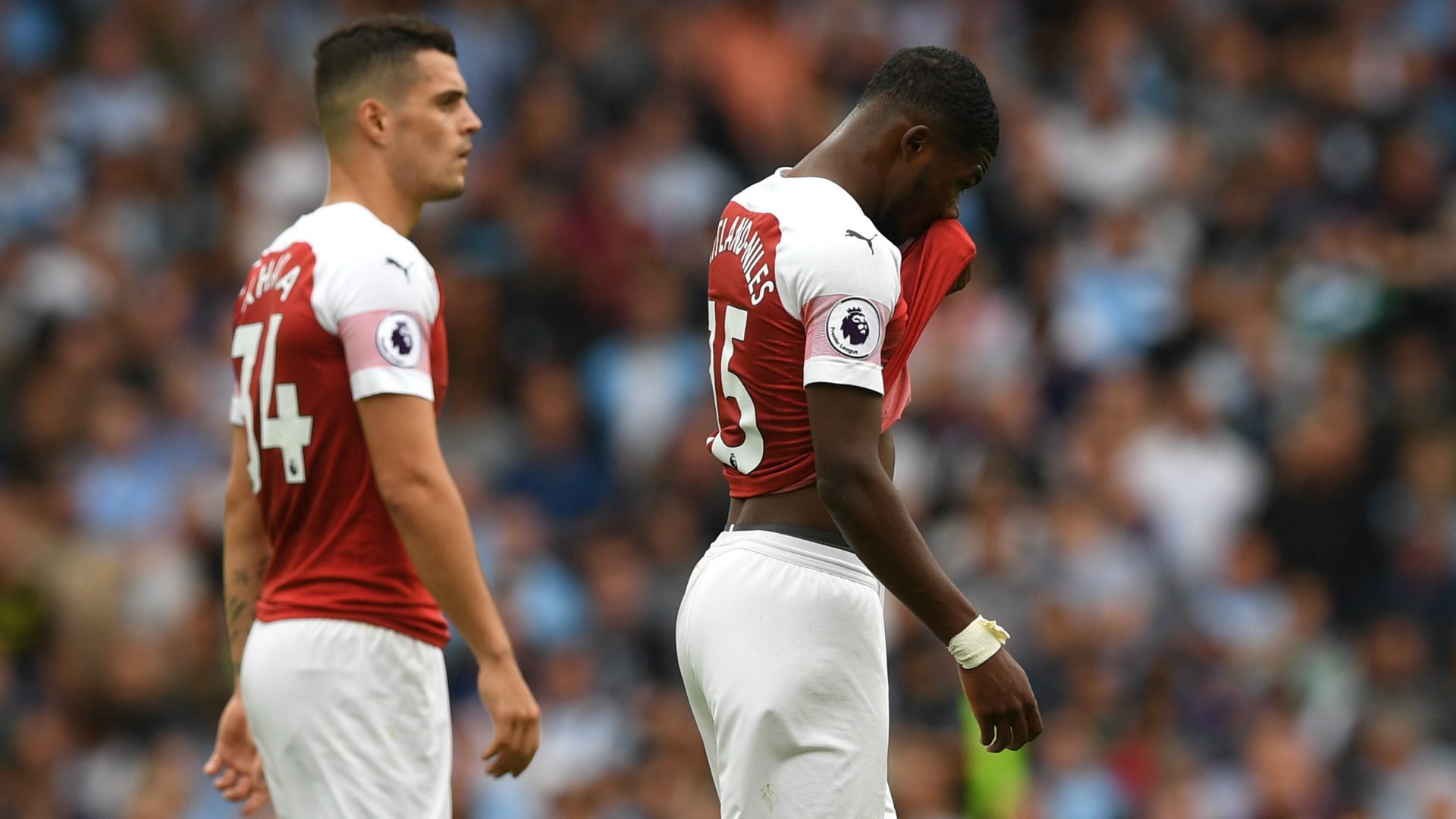 Ainsley Maitland-Niles Arsenal vs Manchester City Premier League 2018-19