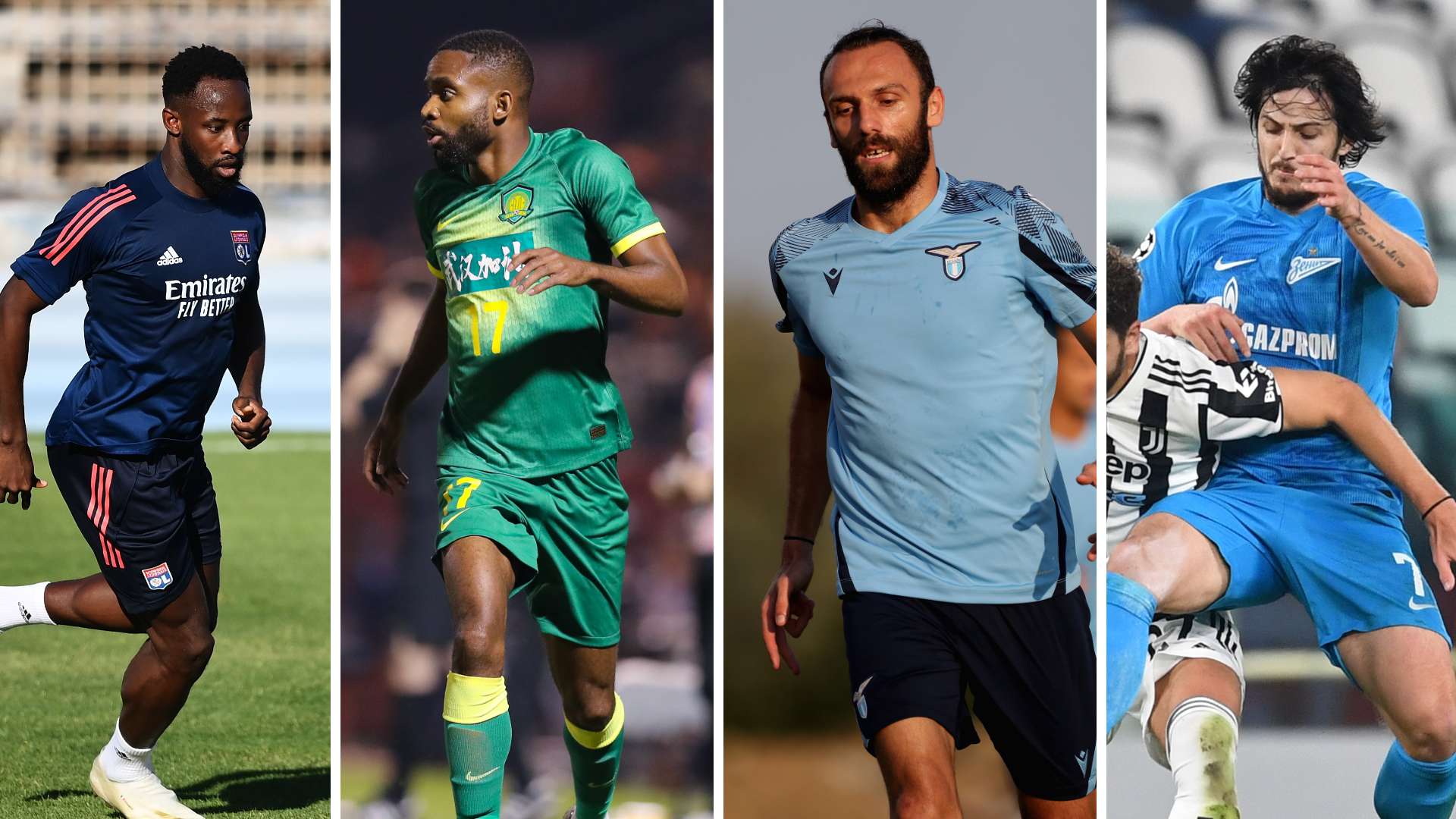 Moussa Dembele & Cedric Bakambu & Vedat Muriqi & Serdar Azmoun