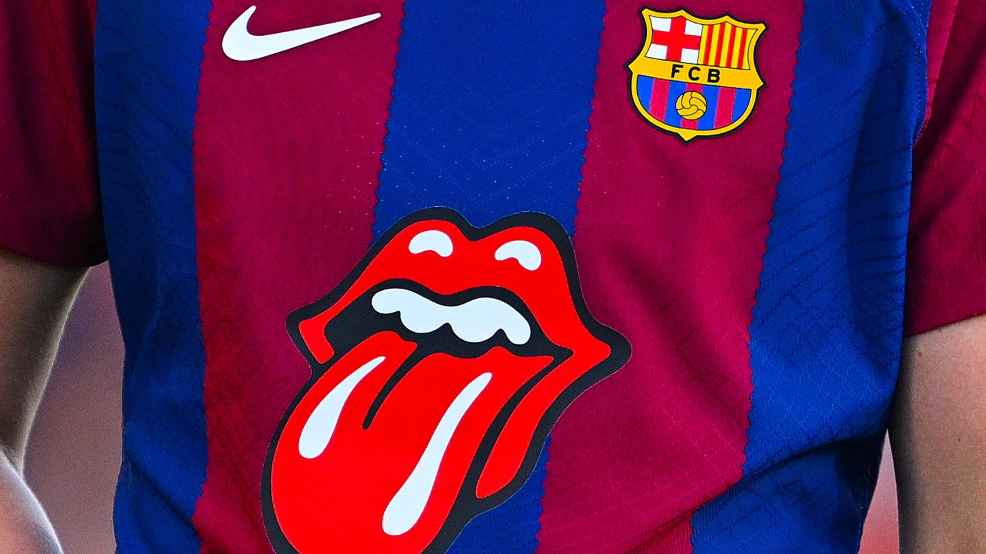 FC Barcelona Shirt Rolling Stones 2023