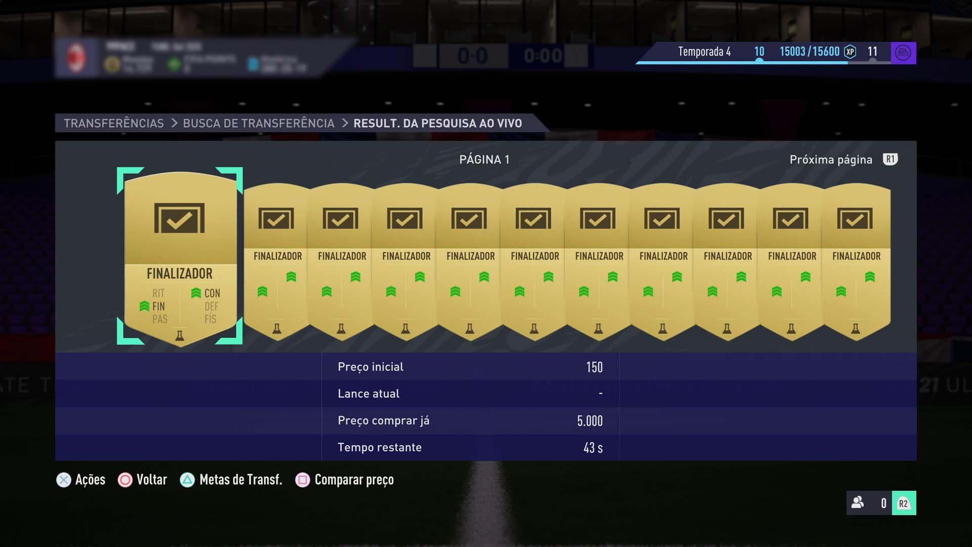 Finalizador - FIFA 21