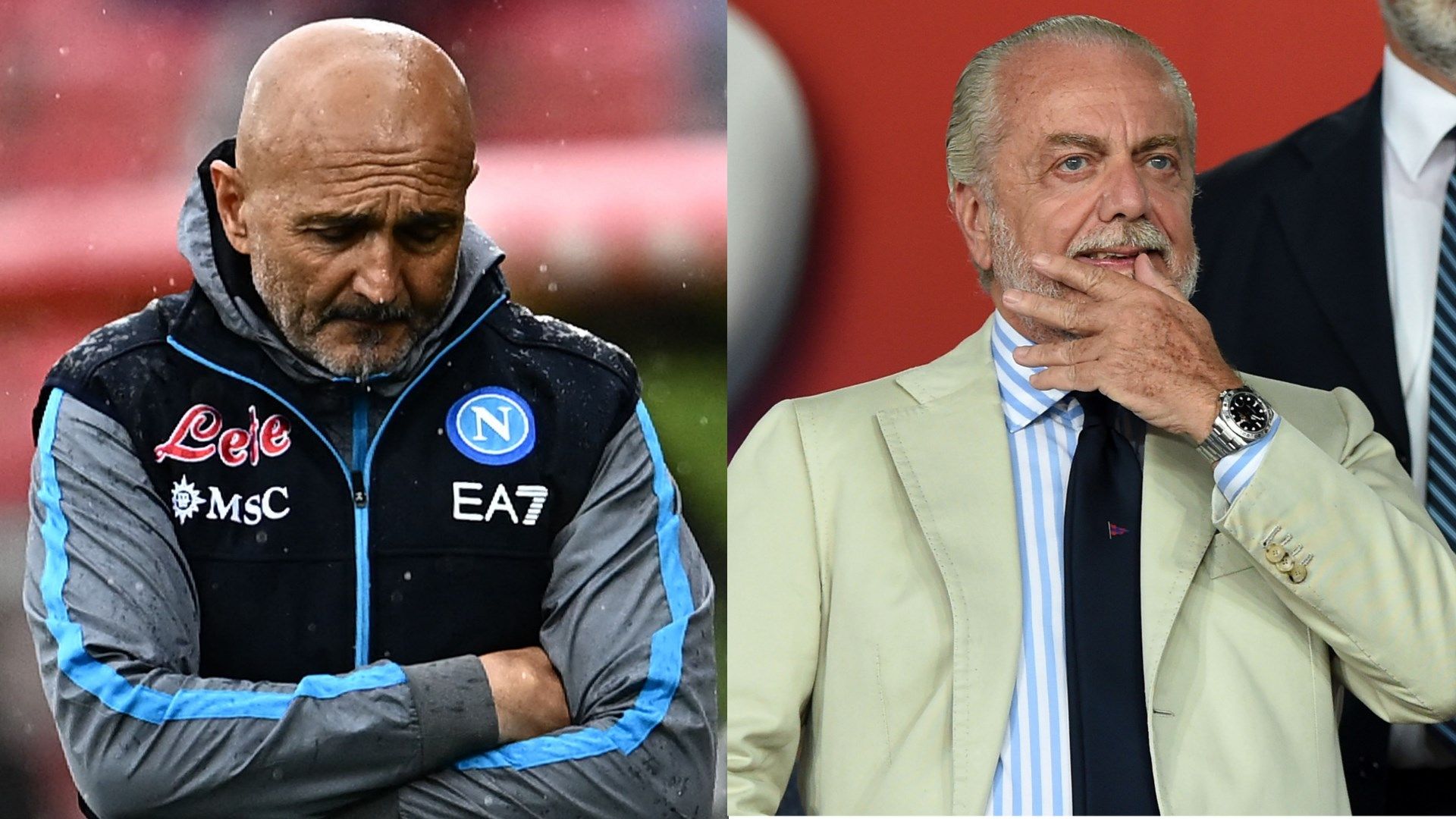 Mix Luciano Spalletti Aurelio De Laurentiis Napoli