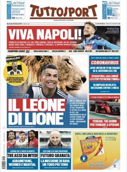26 February Tuttosport